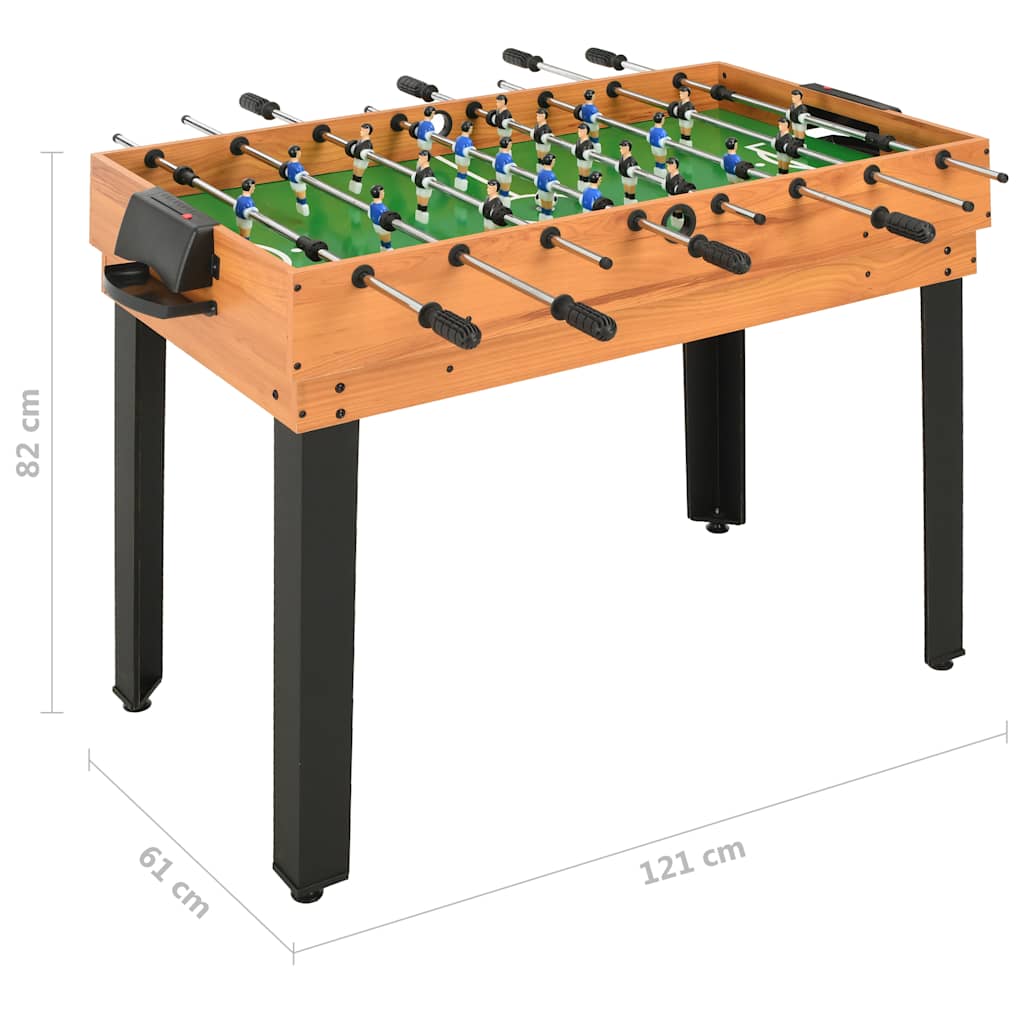 Set Giochi da Tavola 15-in-1 121x61x82 cm in Acero