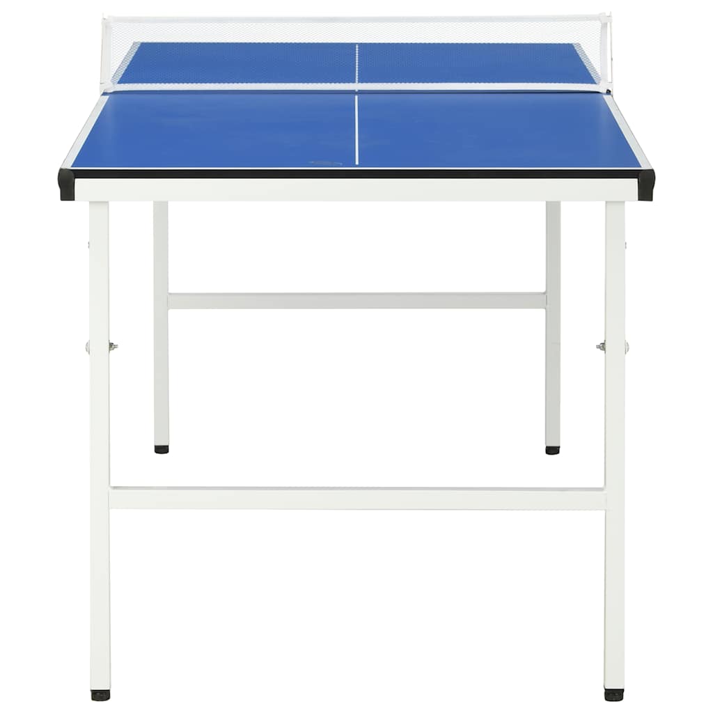 Tavolo da Ping Pong 5 Piedi con Rete 152x76x66 cm Blu