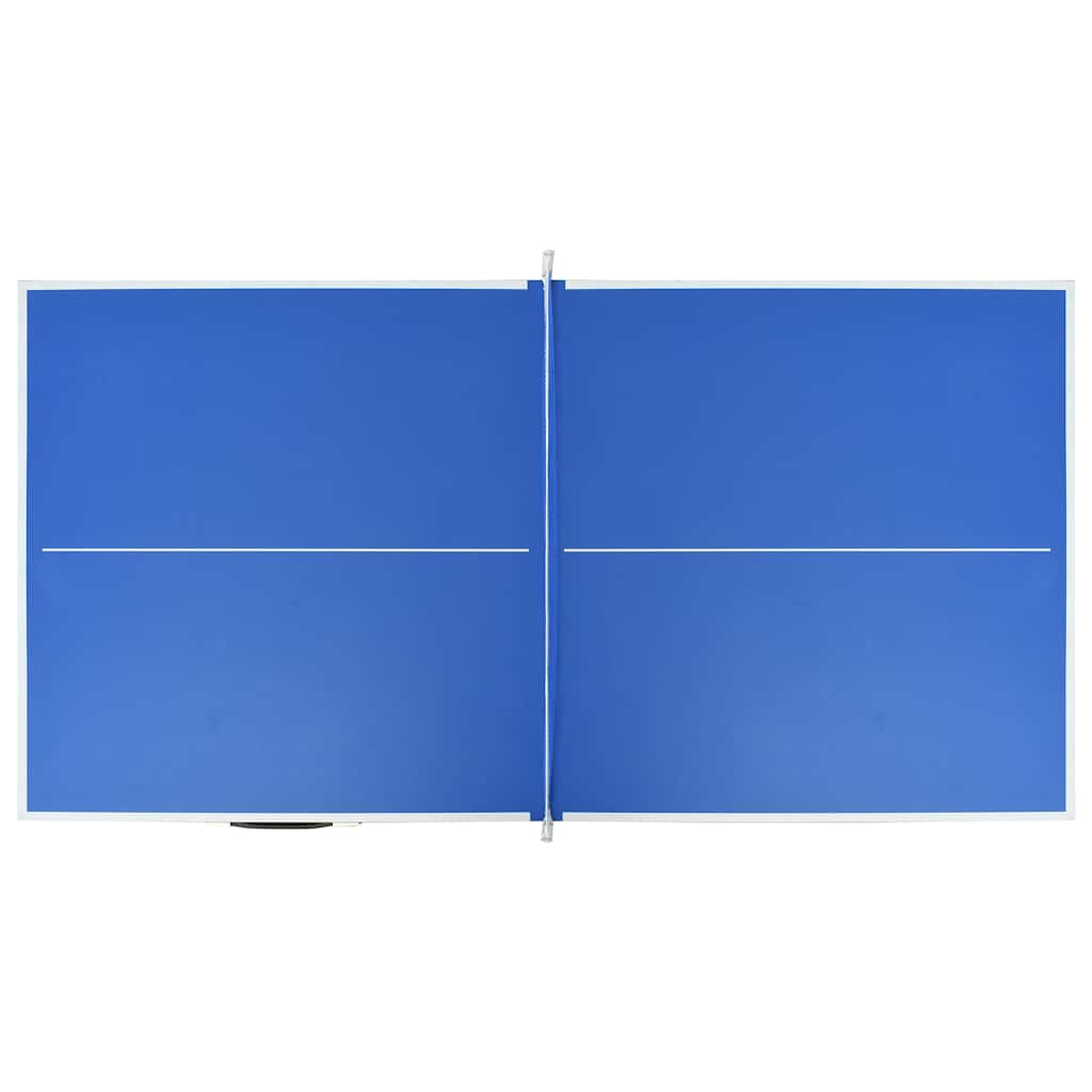 Tavolo da Ping Pong 5 Piedi con Rete 152x76x66 cm Blu