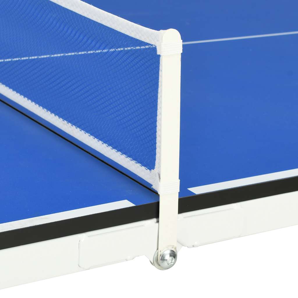 Tavolo da Ping Pong 5 Piedi con Rete 152x76x66 cm Blu