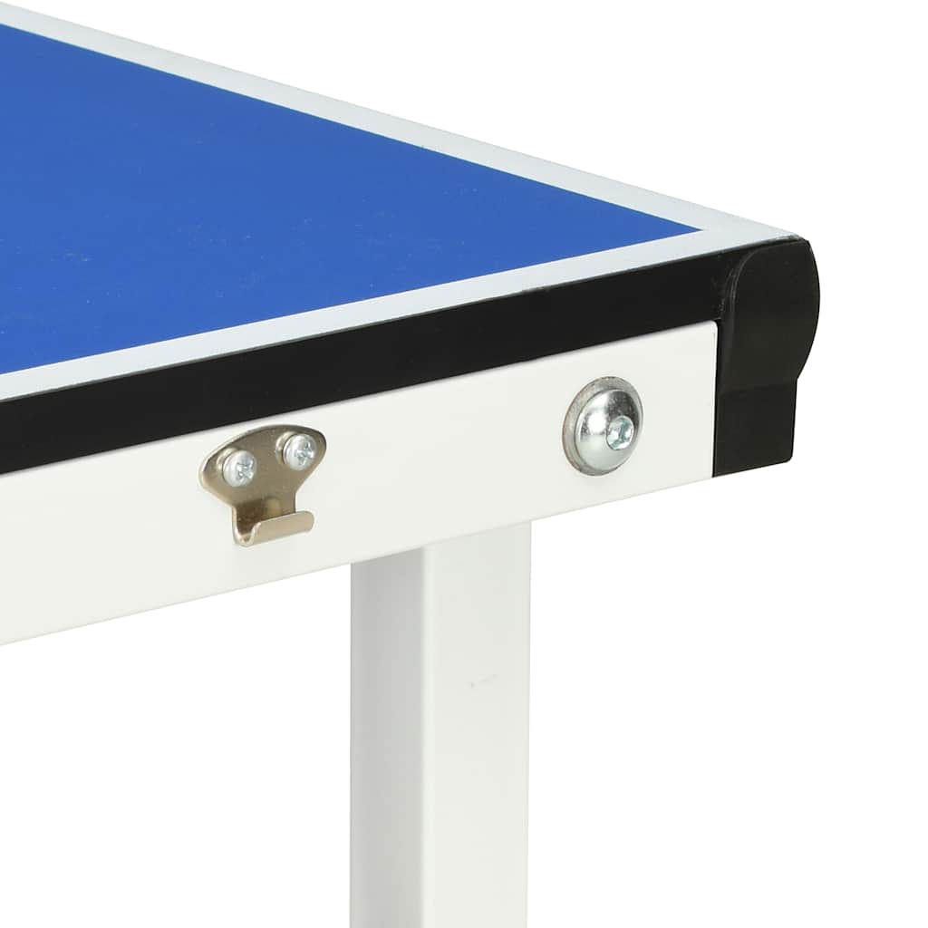 Tavolo da Ping Pong 5 Piedi con Rete 152x76x66 cm Blu
