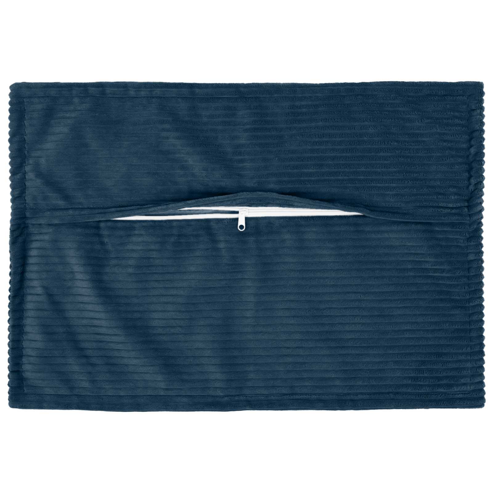 Federa 2 pz HOUTEN Blu navy 50 x 70 cm corduroy