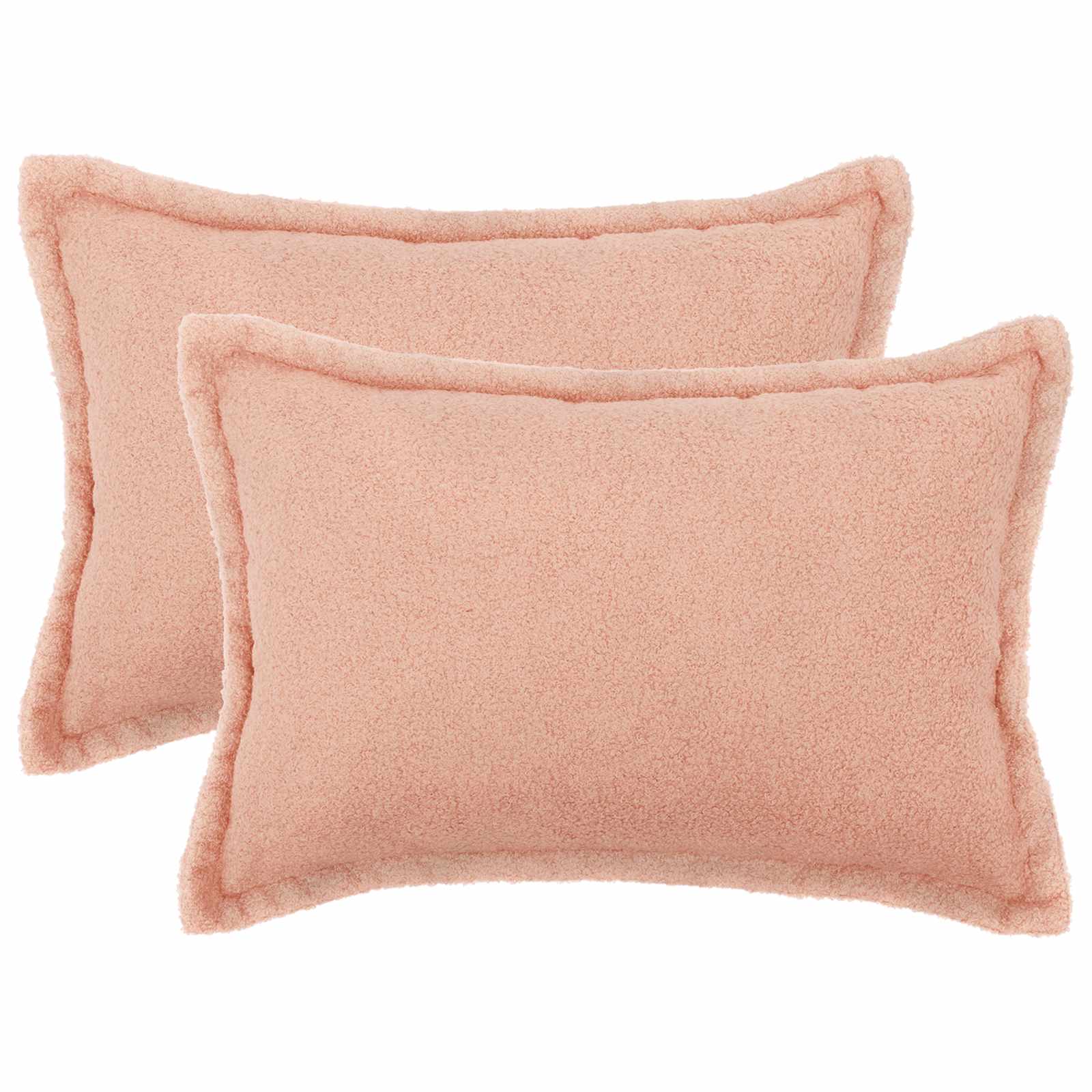 Federa 2 pz HOUTEN Rosa 50 x 70 cm Bouclé