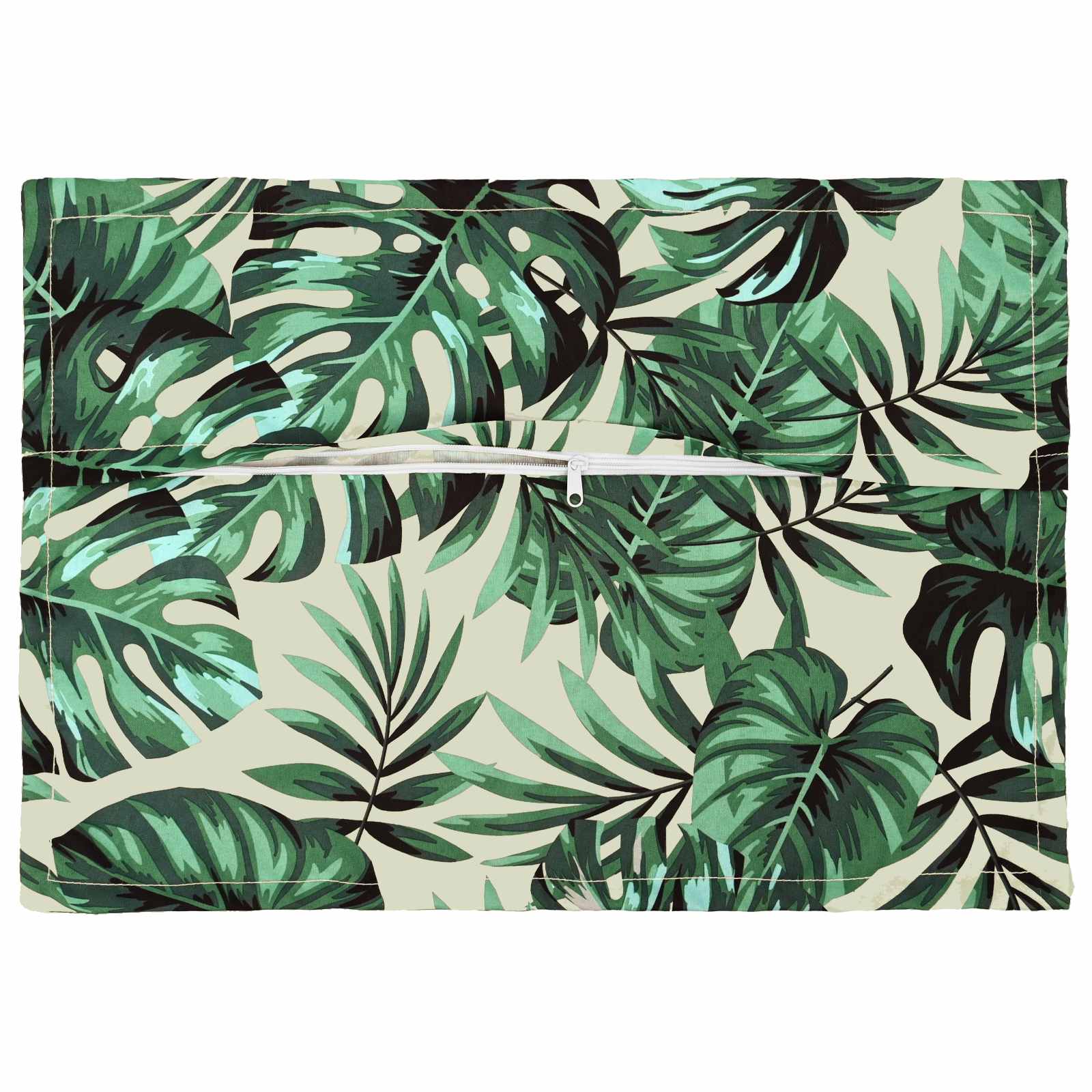 Federa 6 pz HOUTEN Motivo a Foglie 50 x 70 cm Poliestere