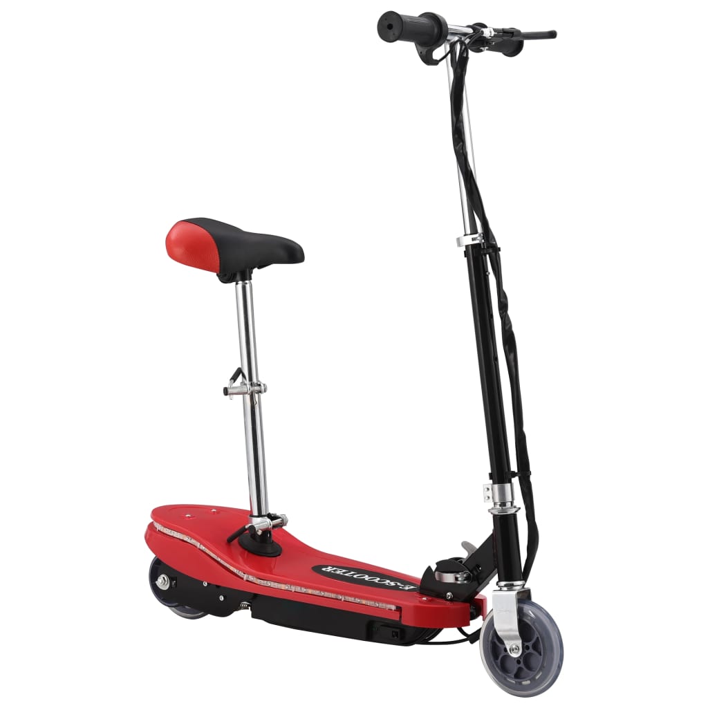 Monopattino con Sella e LED 120 W Rosso