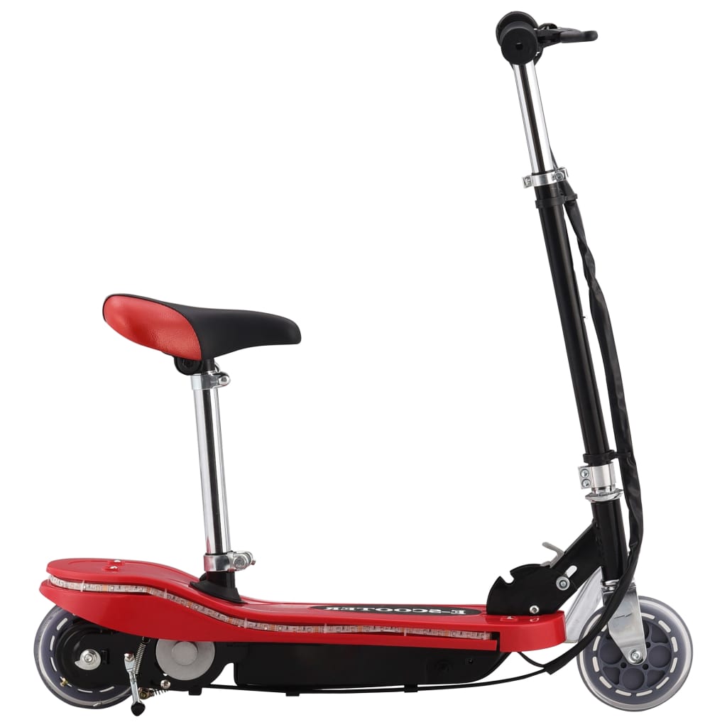 Monopattino con Sella e LED 120 W Rosso