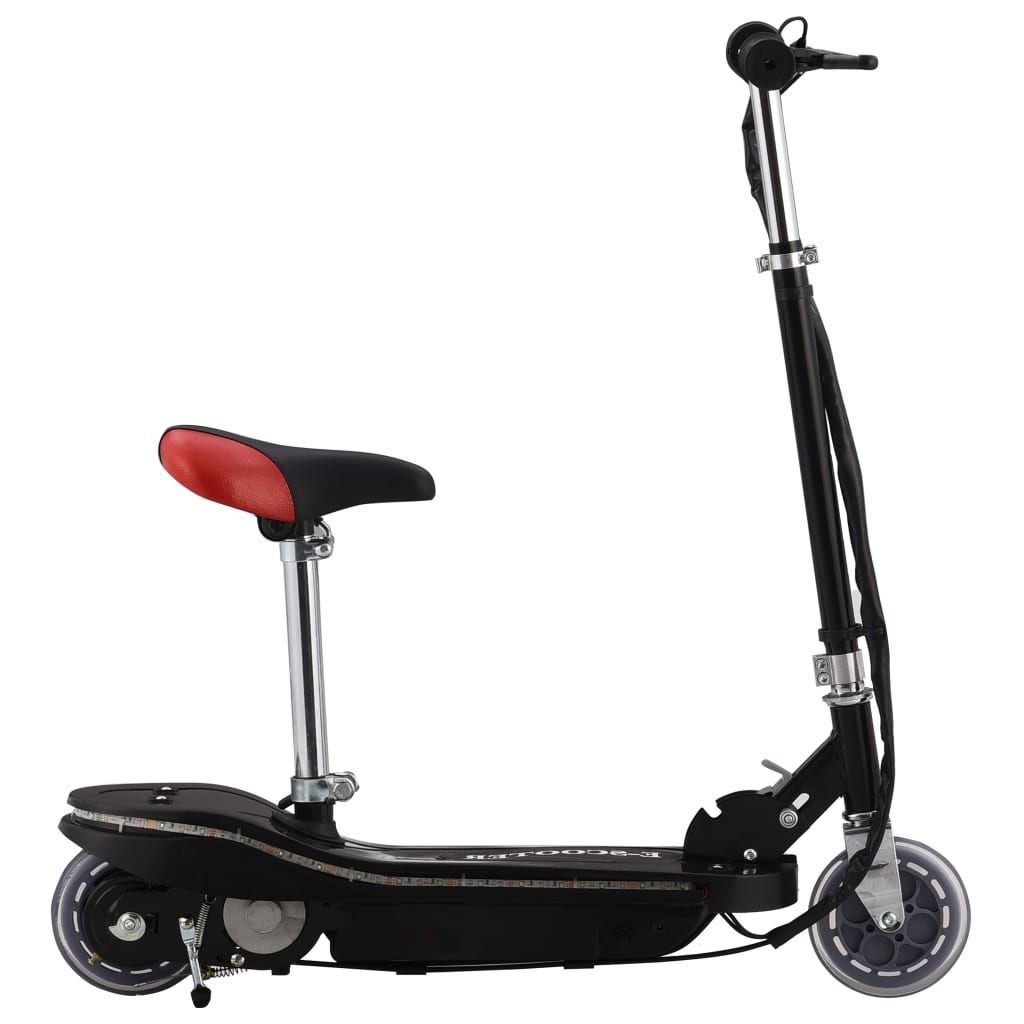 Monopattino con Sella e LED 120 W Nero