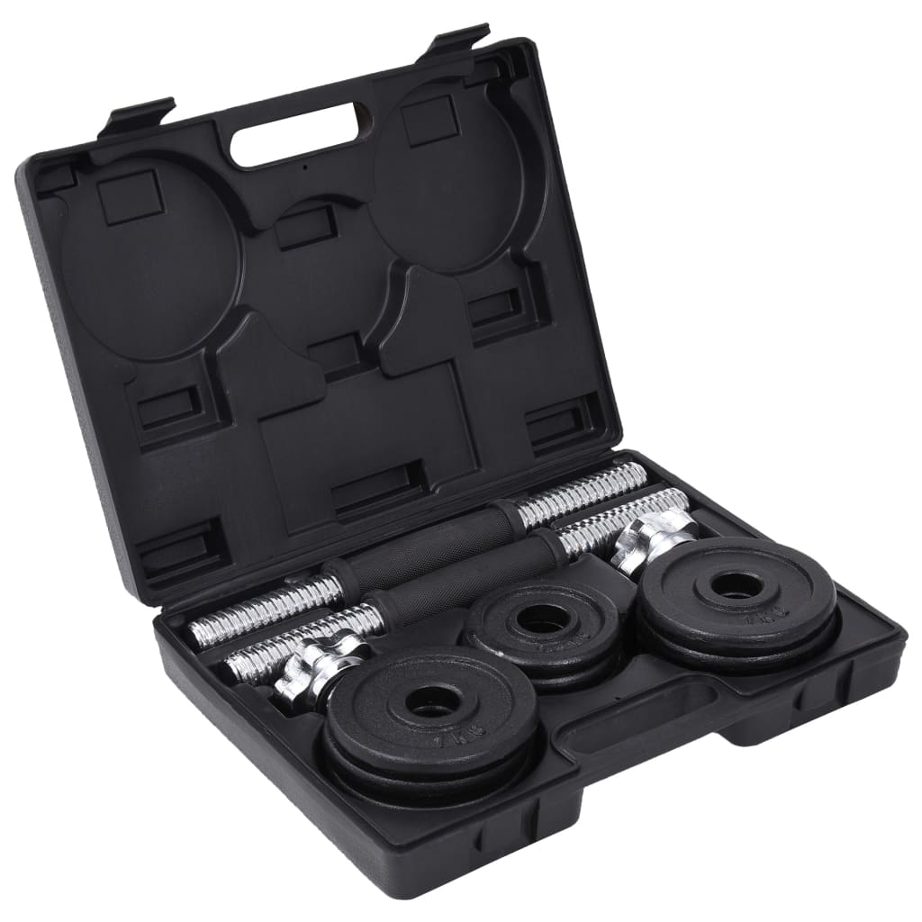 Set di Manubri 19 pz 15 kg in Ghisa