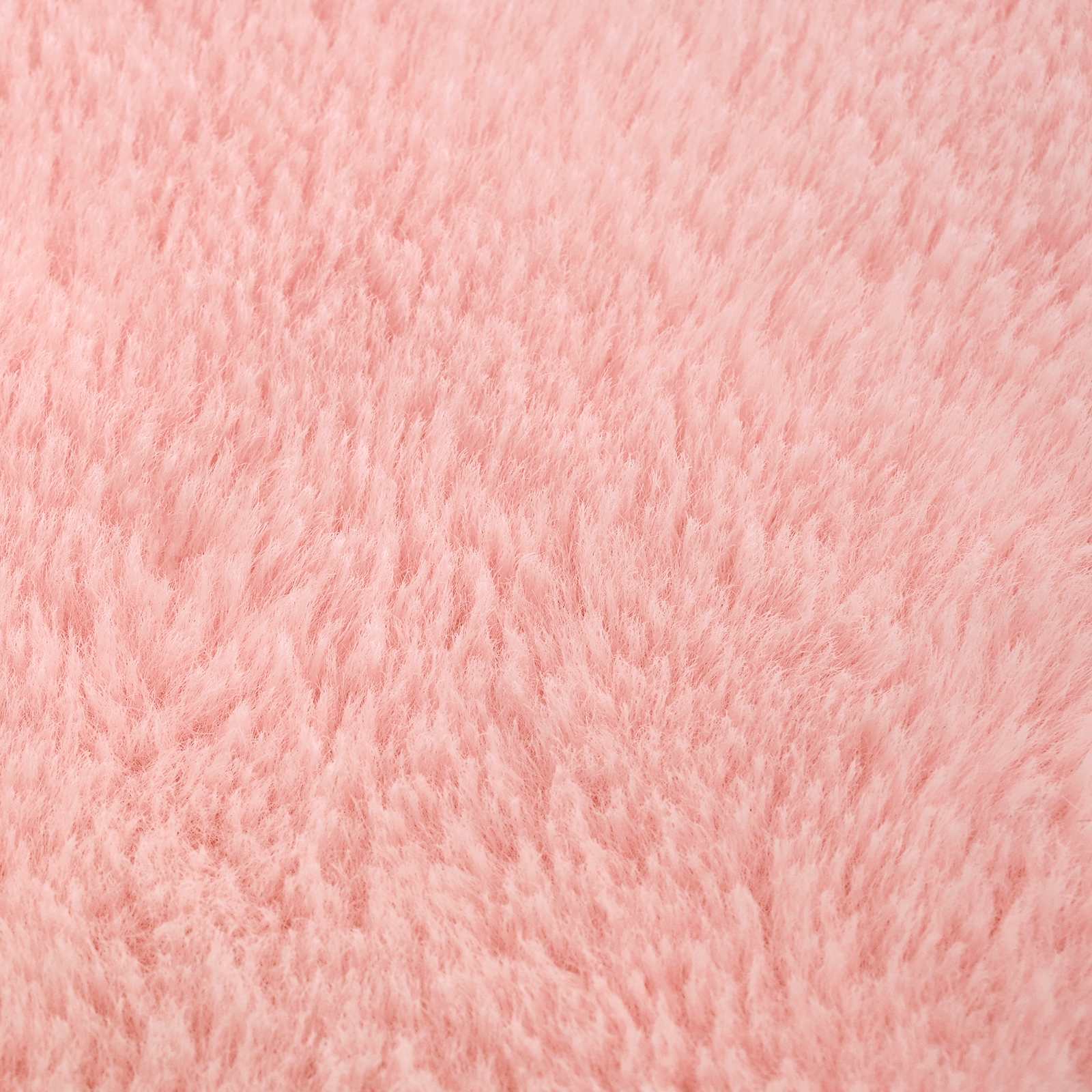Federa 6 pz HOUTEN Rosa 50 x 70 cm Pelliccia di Coniglio Finta