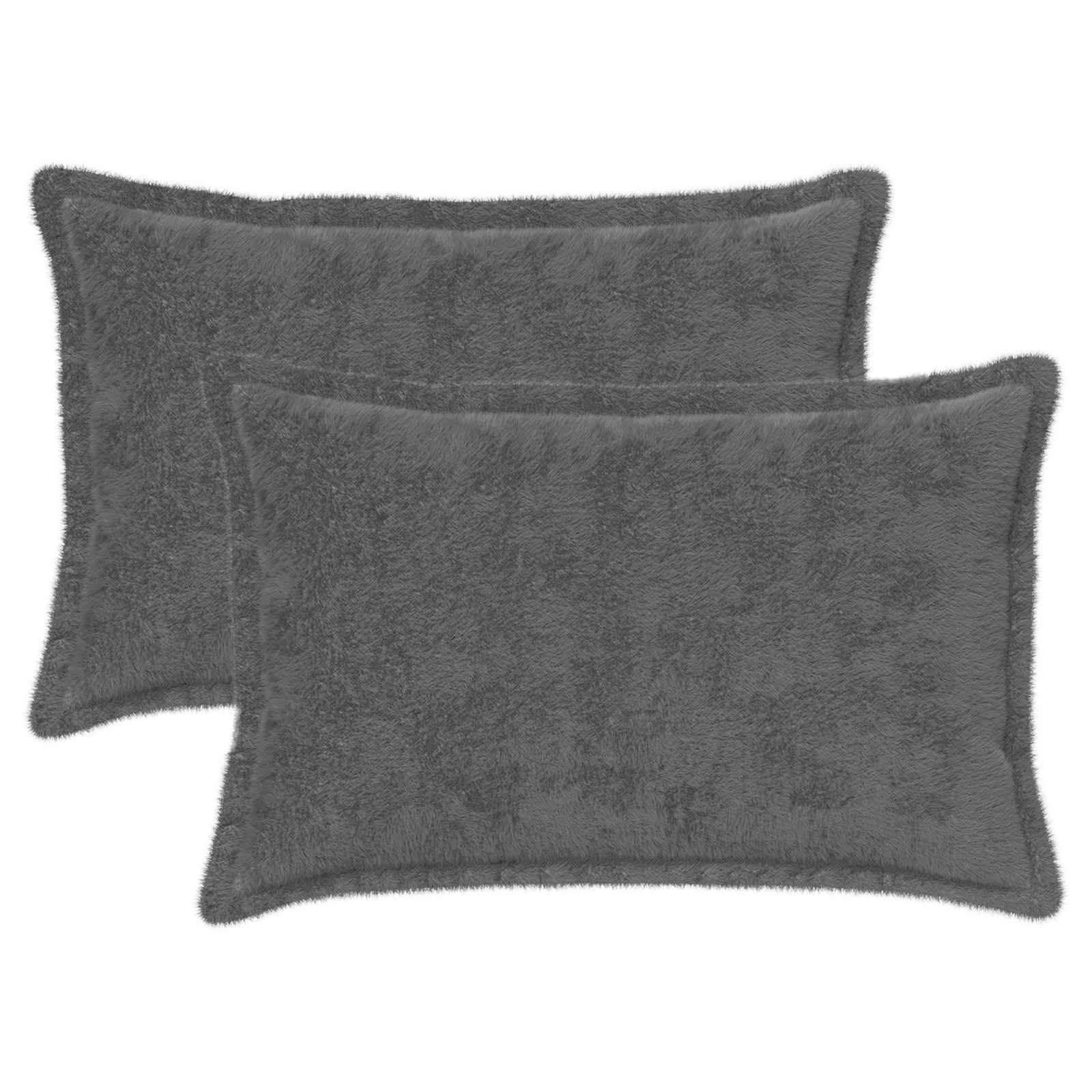 Federa 2 pz HOUTEN Grigio Scuro 50 x 70 cm