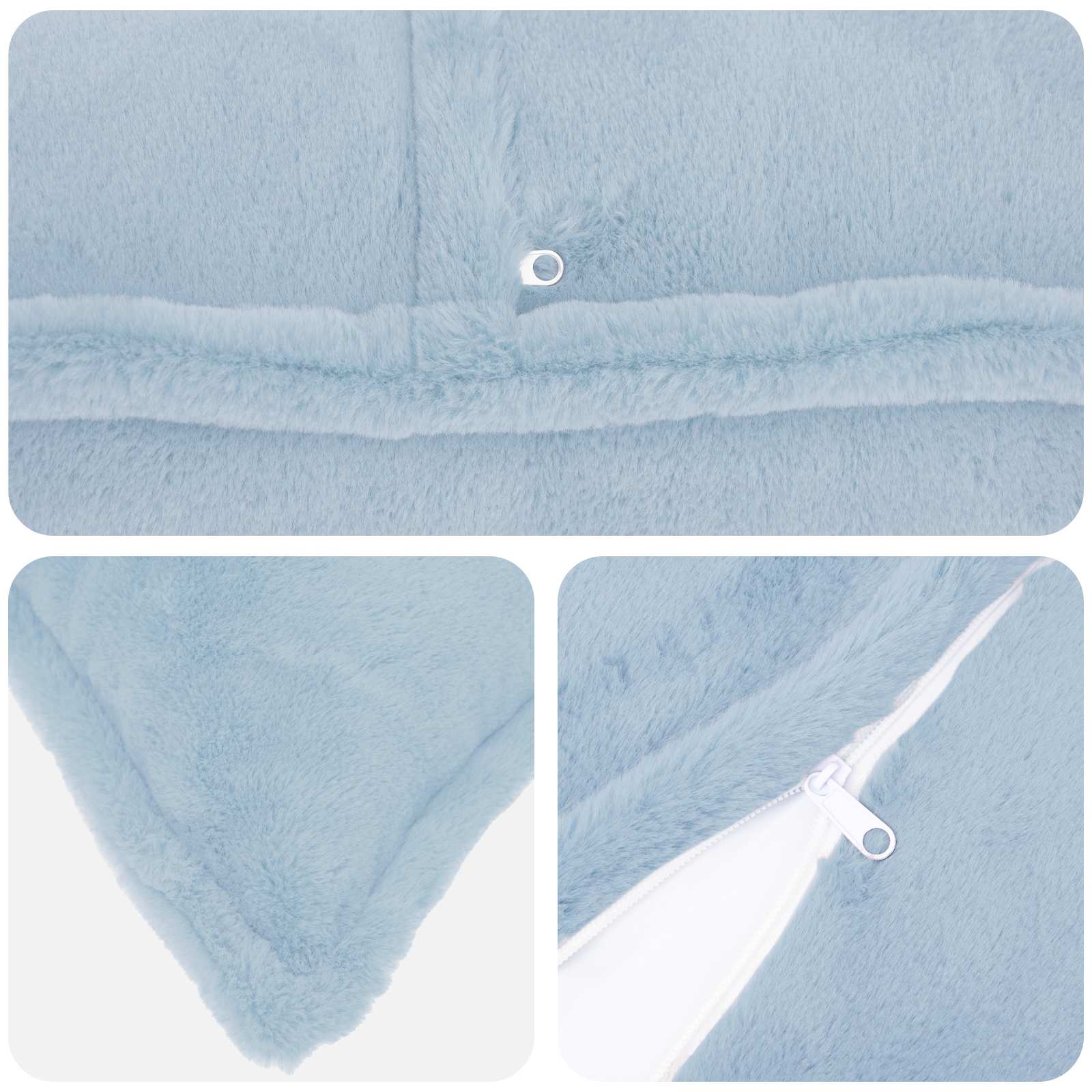 Federa 2 pz HOUTEN Azzurro 50 x 70 cm