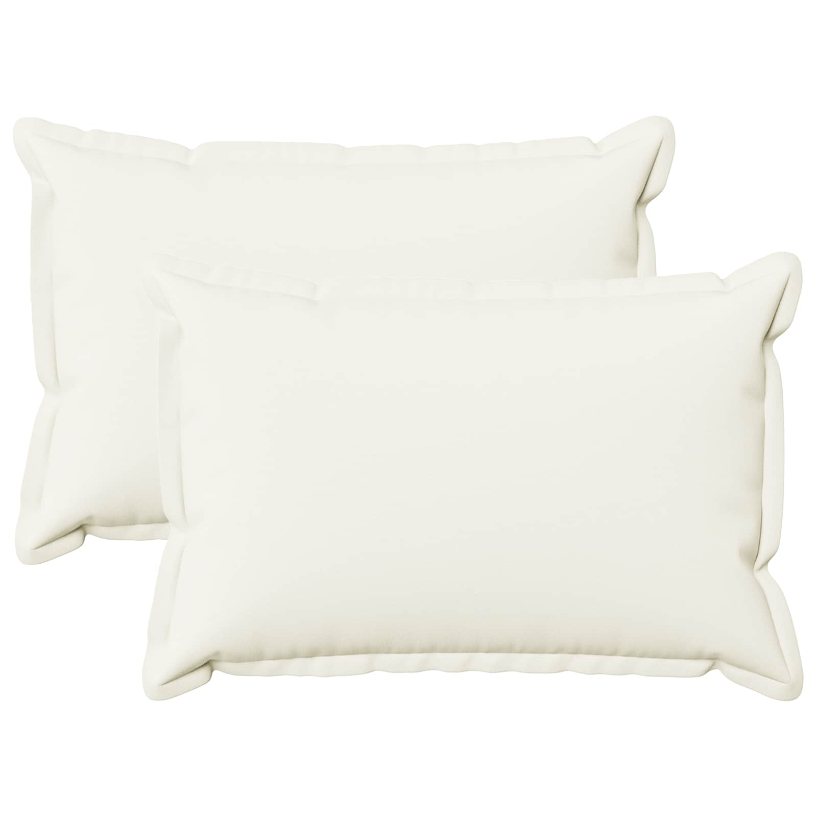 Federa 2 pcs HOUTEN Bianco 50 x 75 cm Lino