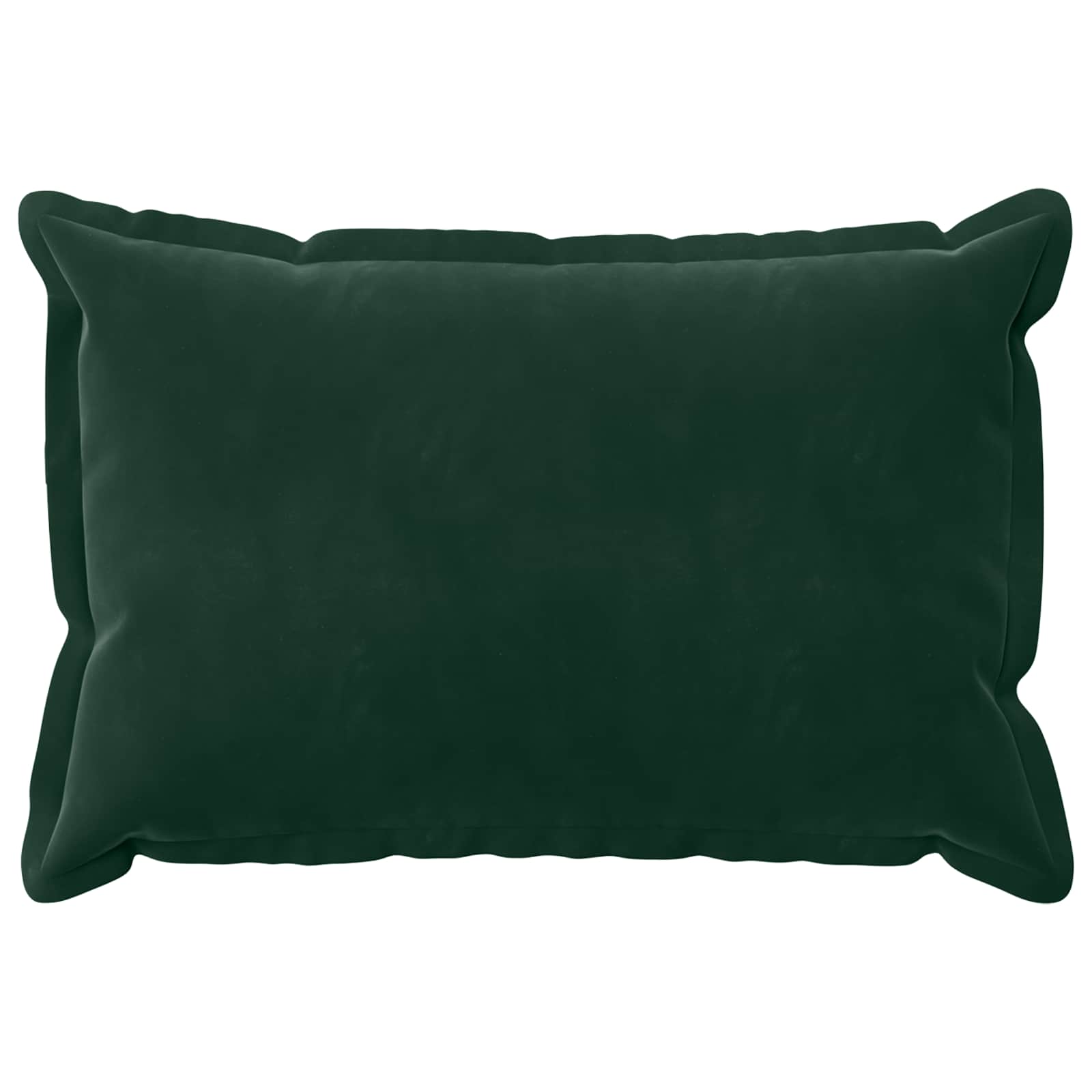 Federa 2 pcs HOUTEN Verde Scuro 50 x 75 cm Velluto
