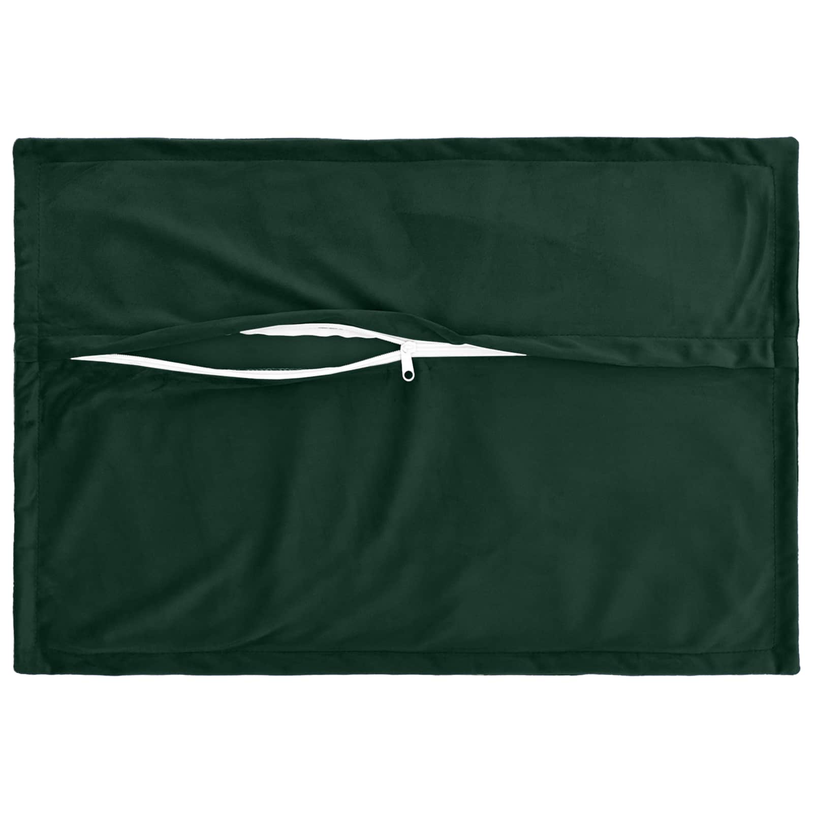 Federa 6 pcs HOUTEN Verde Scuro 50 x 75 cm Velluto
