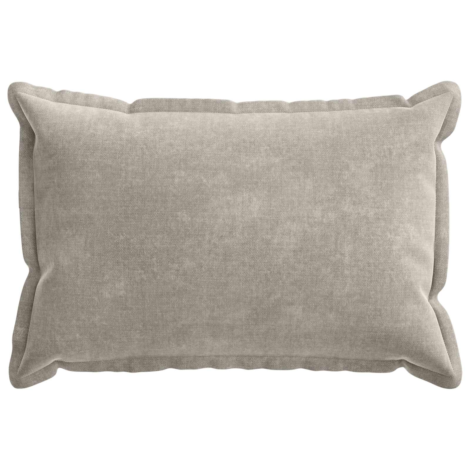 Federa 6 pz HOUTEN Grigio Chiaro 50 x 75 cm Tessuto Chenille