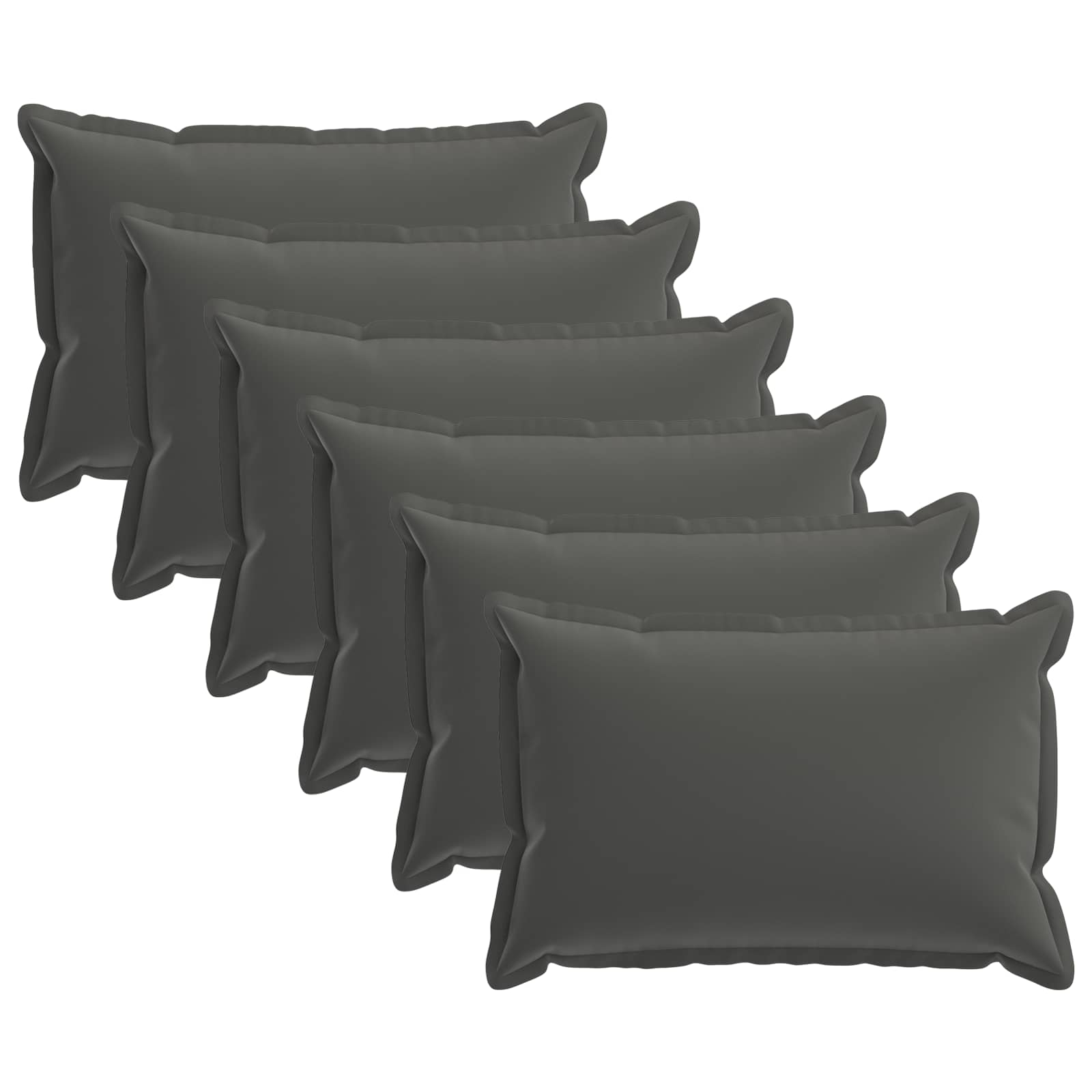 Federa 6 pz HOUTEN Antracite 50 x 75 cm Poliestere