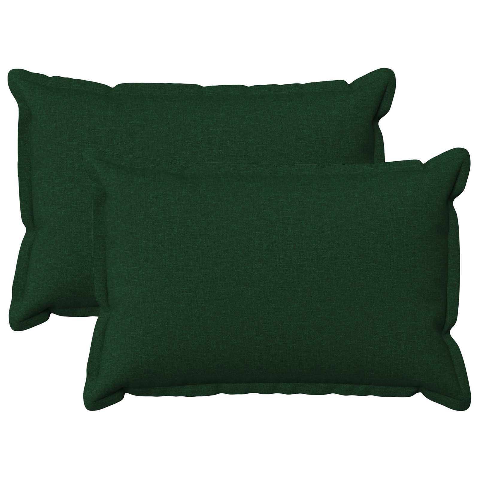 Federa 2 pcs HOUTEN Verde Scuro 50 x 80 cm Lino
