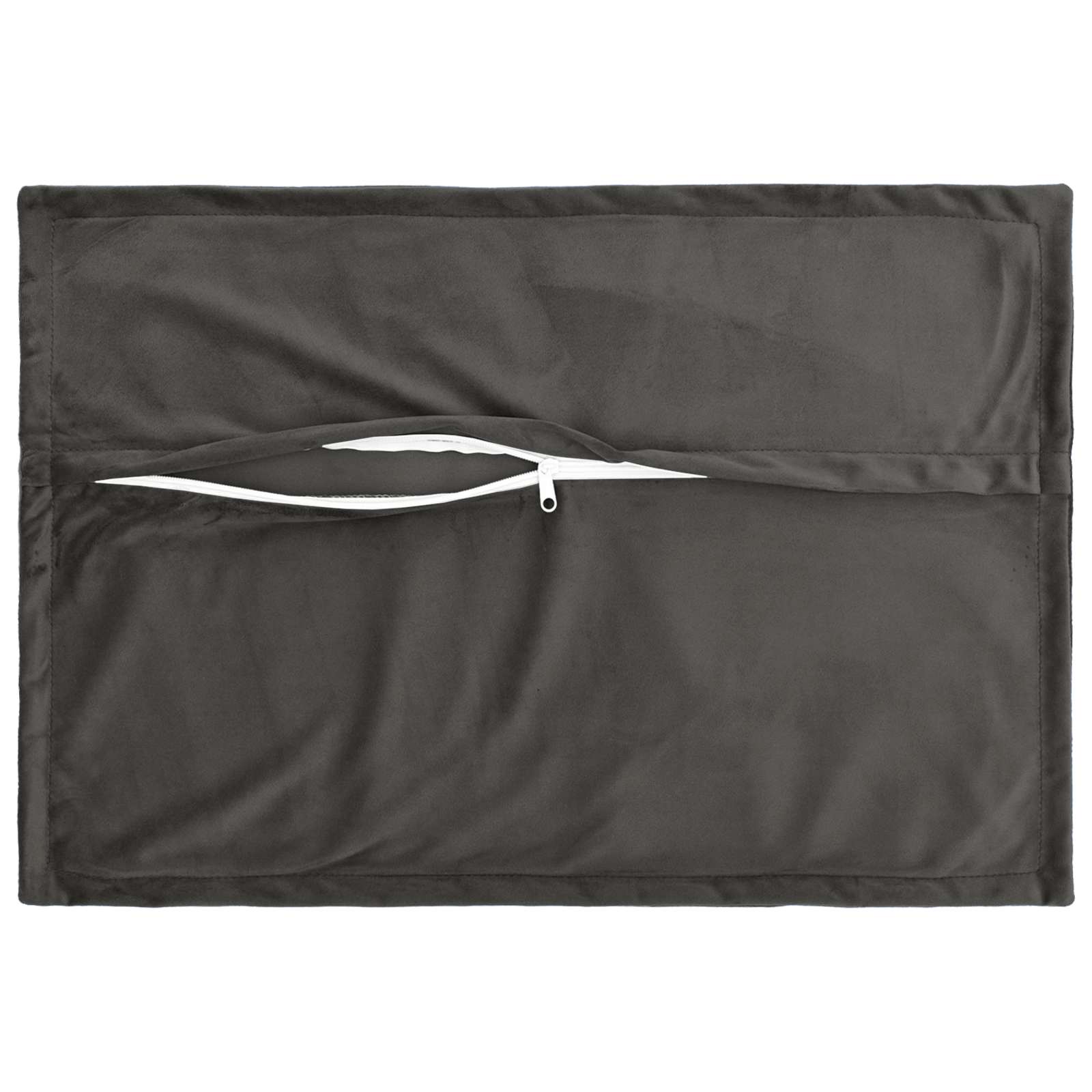 Federa 6 pcs HOUTEN Grigio Scuro 50 x 80 cm Velluto