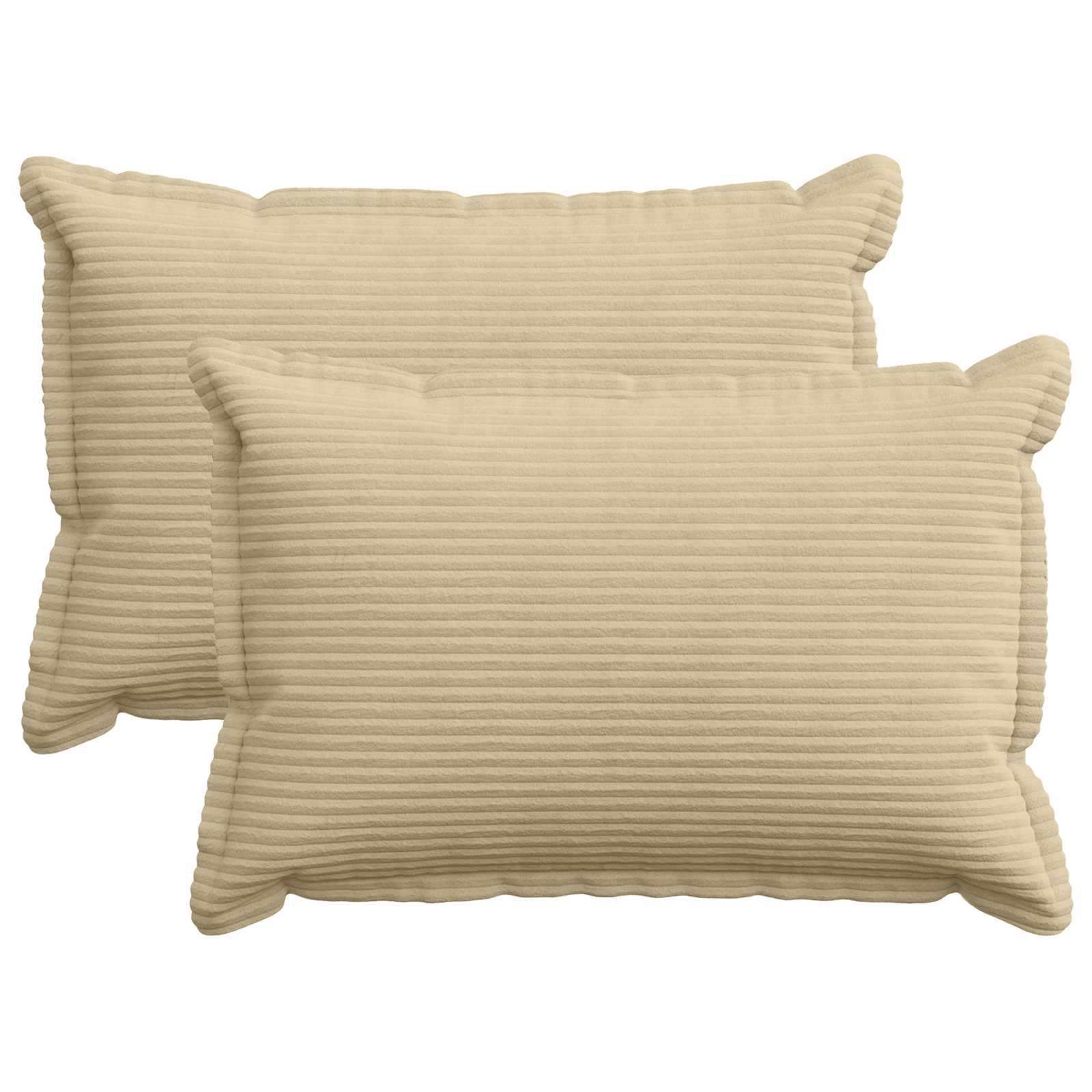 Federa 2 pz HOUTEN Grigio Verde Chiaro 50 x 80 cm corduroy