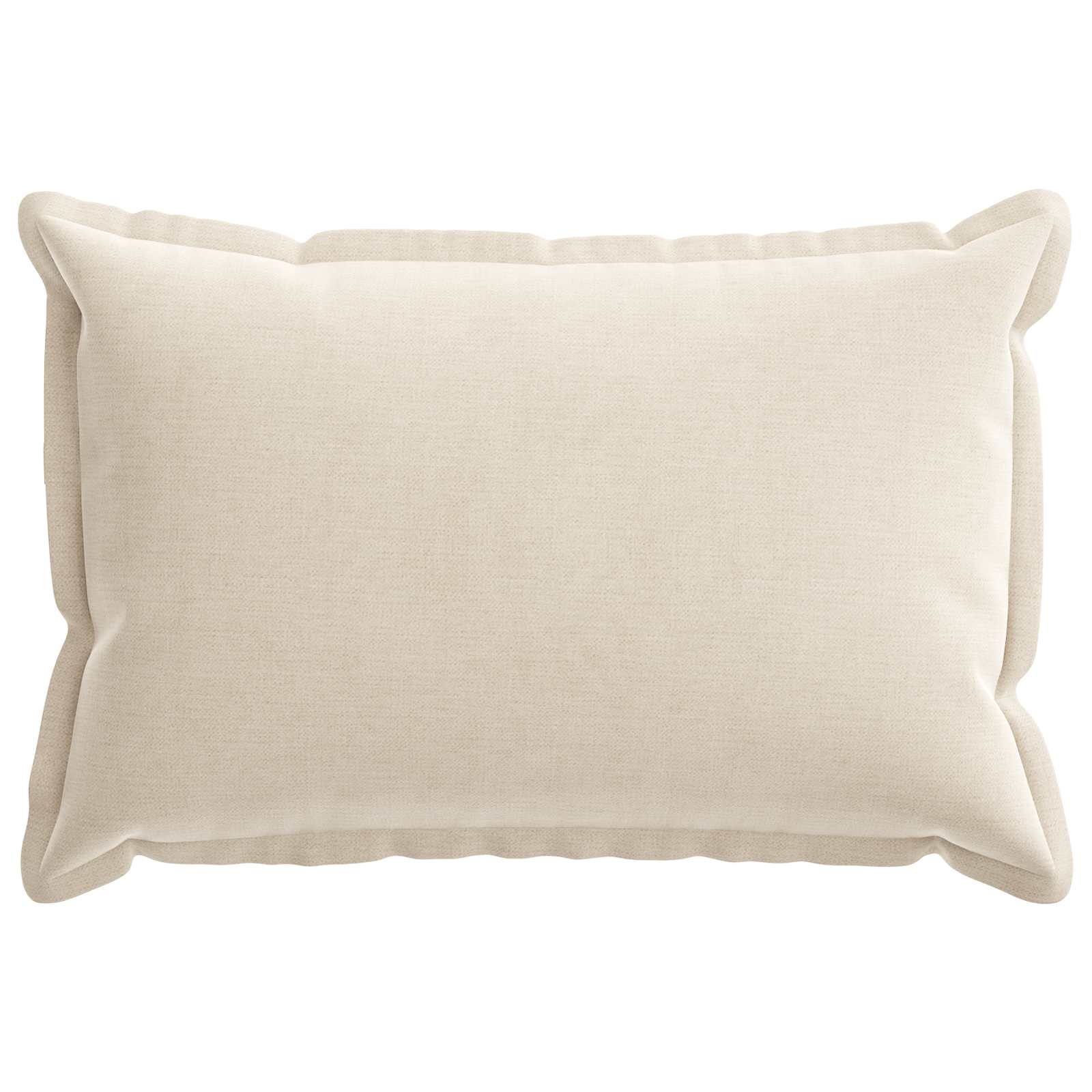 Federa 2 pz HOUTEN Crema 50 x 80 cm Tessuto Chenille