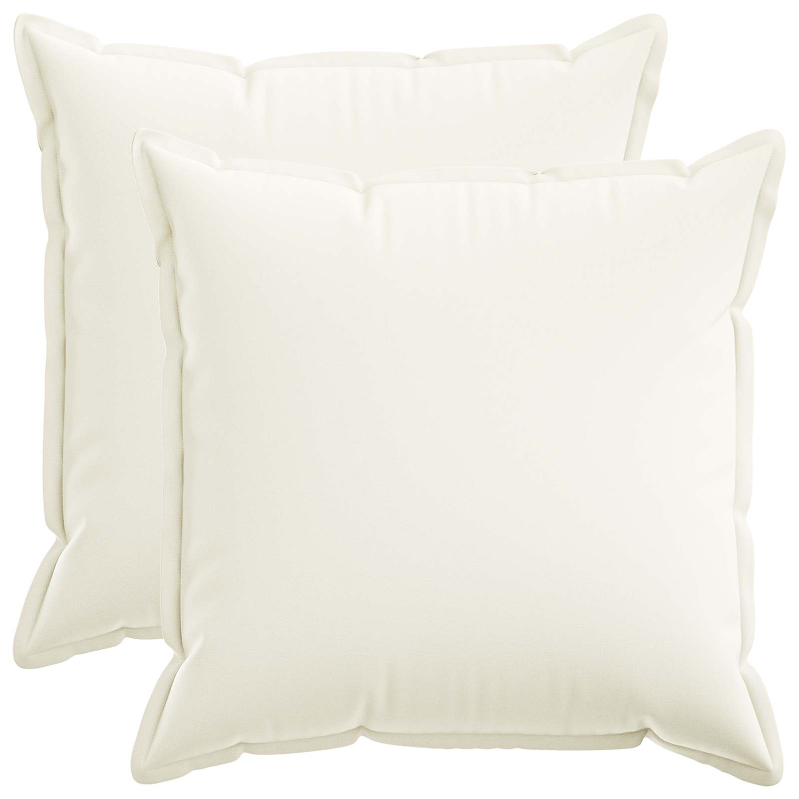 Federa 2 pcs HOUTEN Bianco 55 x 55 cm Lino