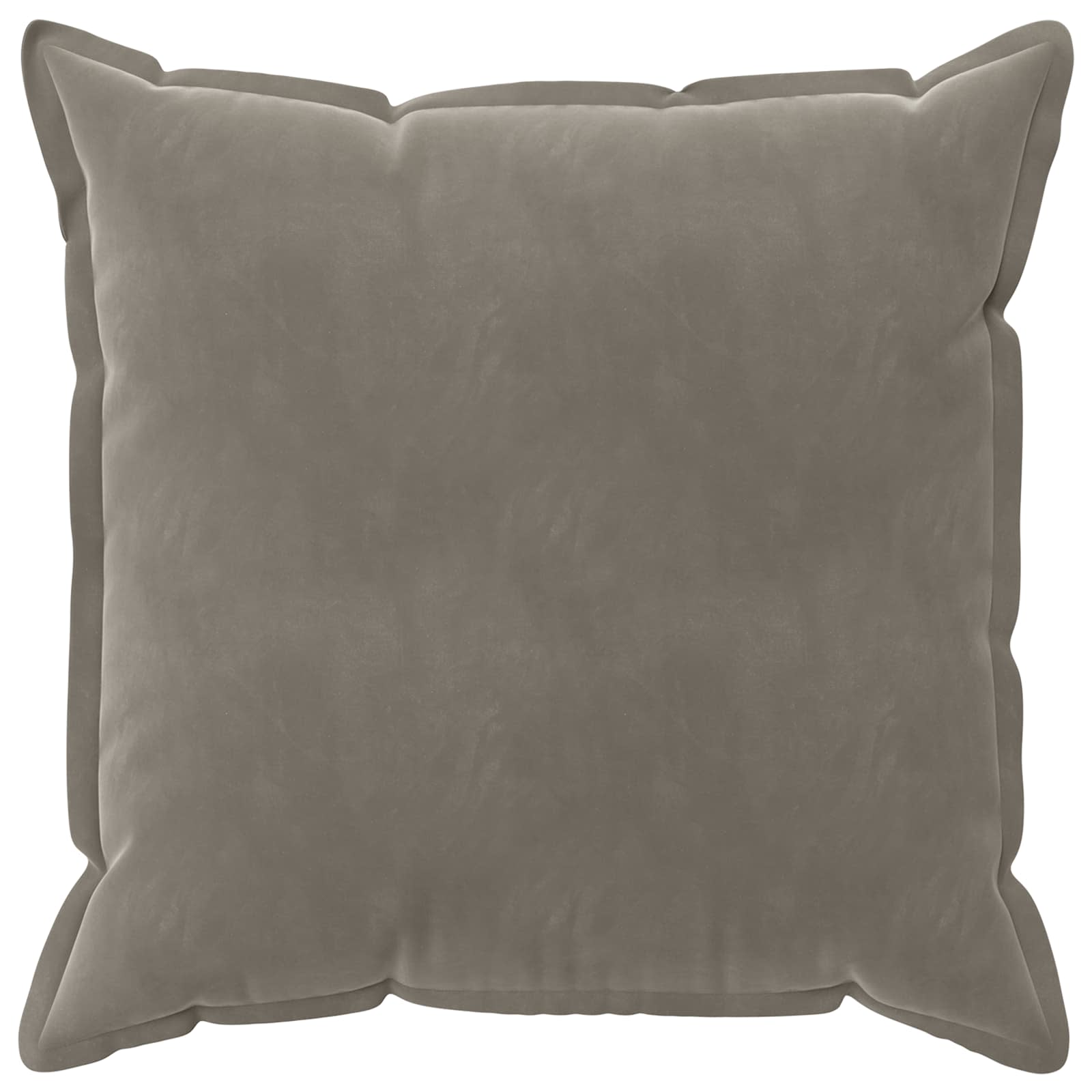 Federa 2 pcs HOUTEN Grigio Chiaro 55 x 55 cm Velluto