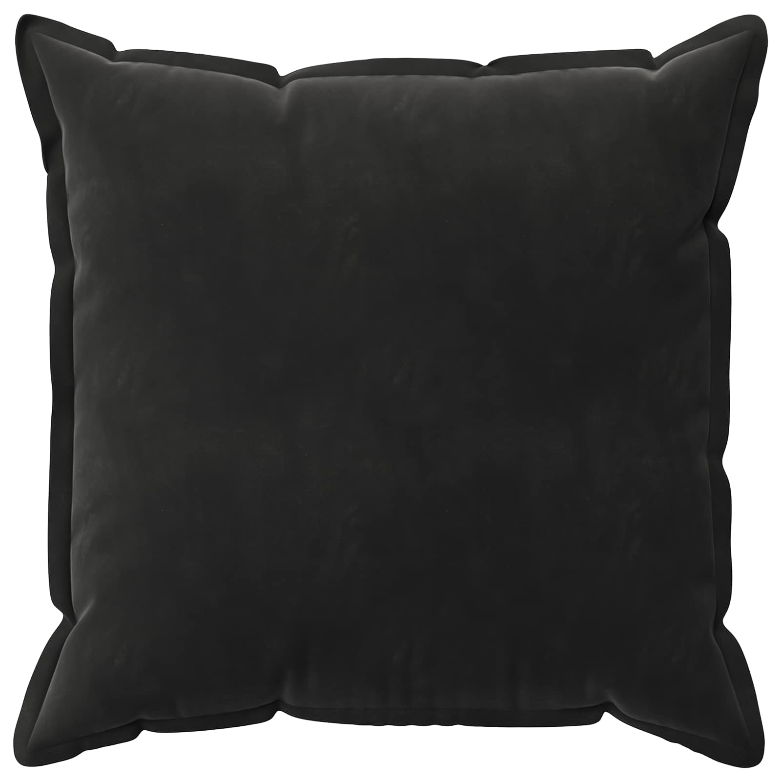 Federa 6 pcs HOUTEN Nero 55 x 55 cm Velluto