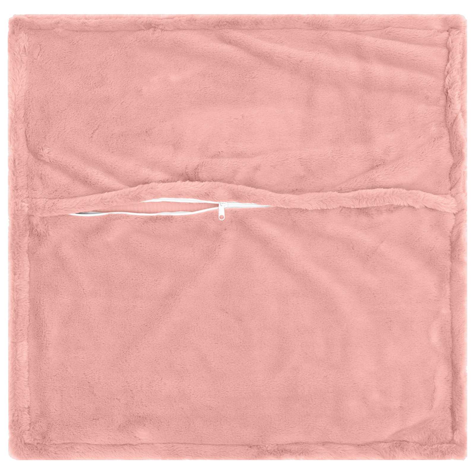 Federa 6 pz HOUTEN Rosa 55 x 55 cm Pelliccia di Coniglio Finta