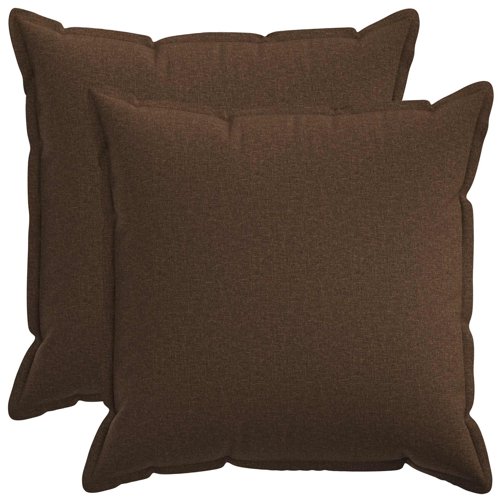 Federa 2 pcs HOUTEN Marrone 60 x 60 cm Lino