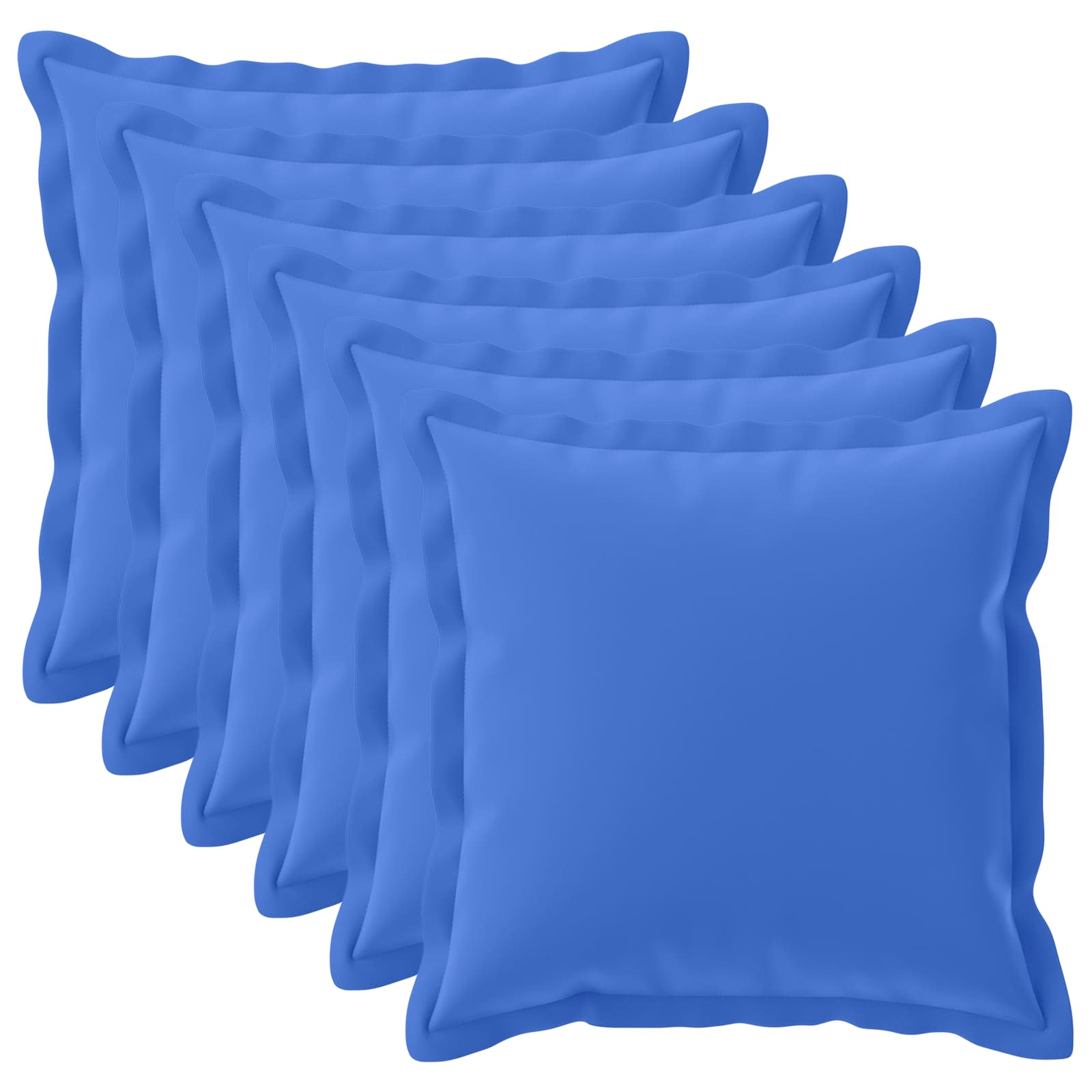 Federa 6 pz HOUTEN Blu Reale 60 x 60 cm Poliestere
