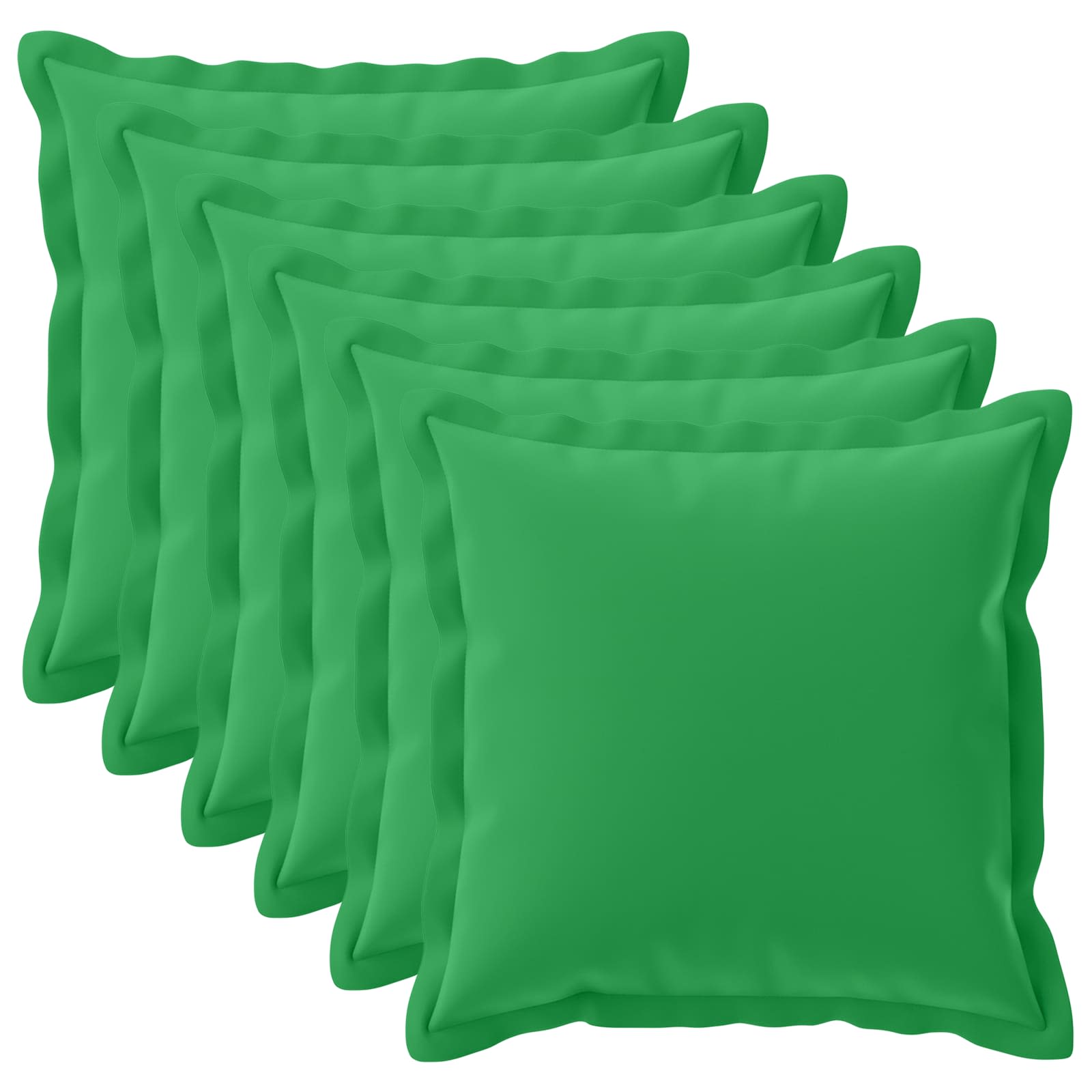 Federa 6 pz HOUTEN Verde 60 x 60 cm Poliestere