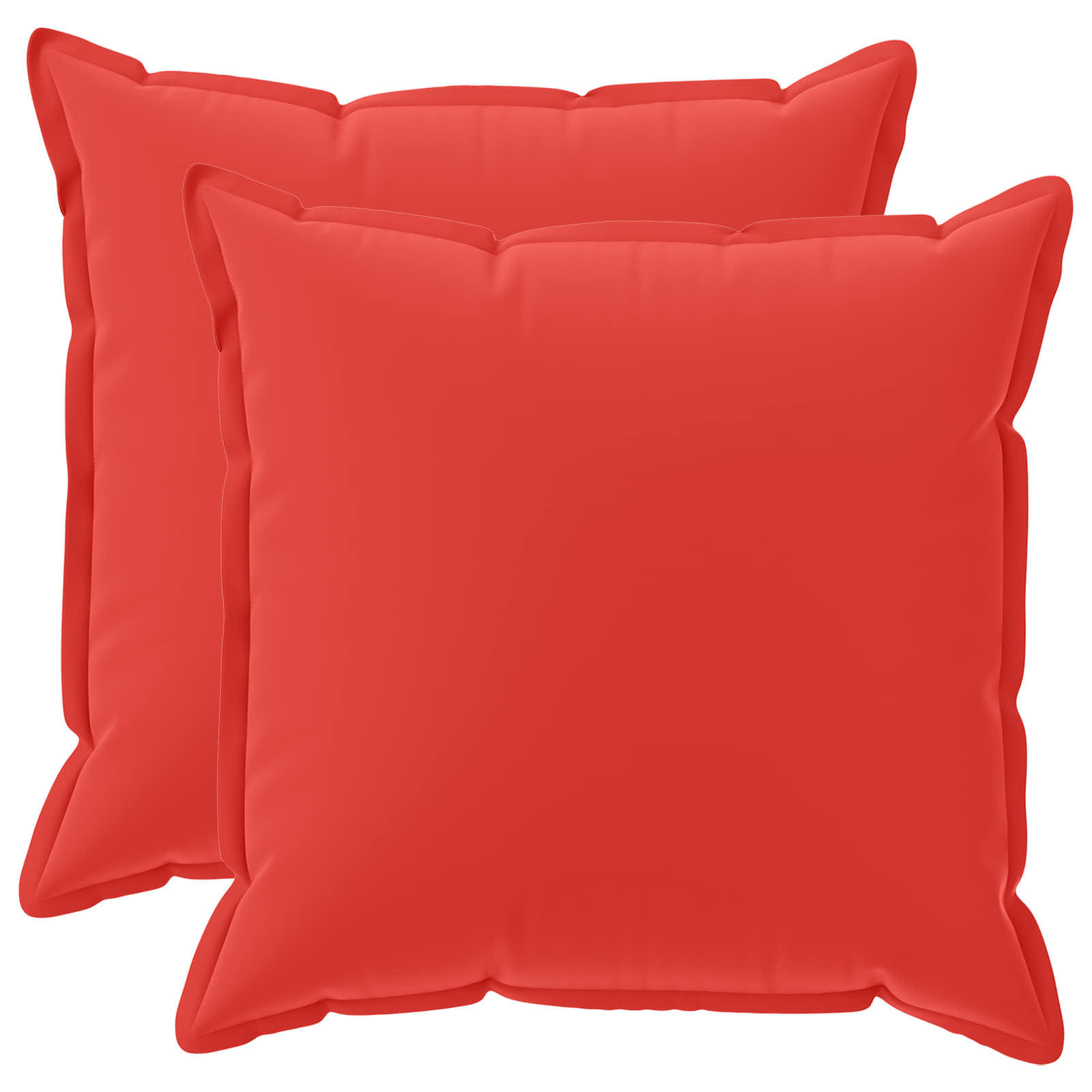 Federa 2 pz HOUTEN Rosso 60 x 60 cm Poliestere