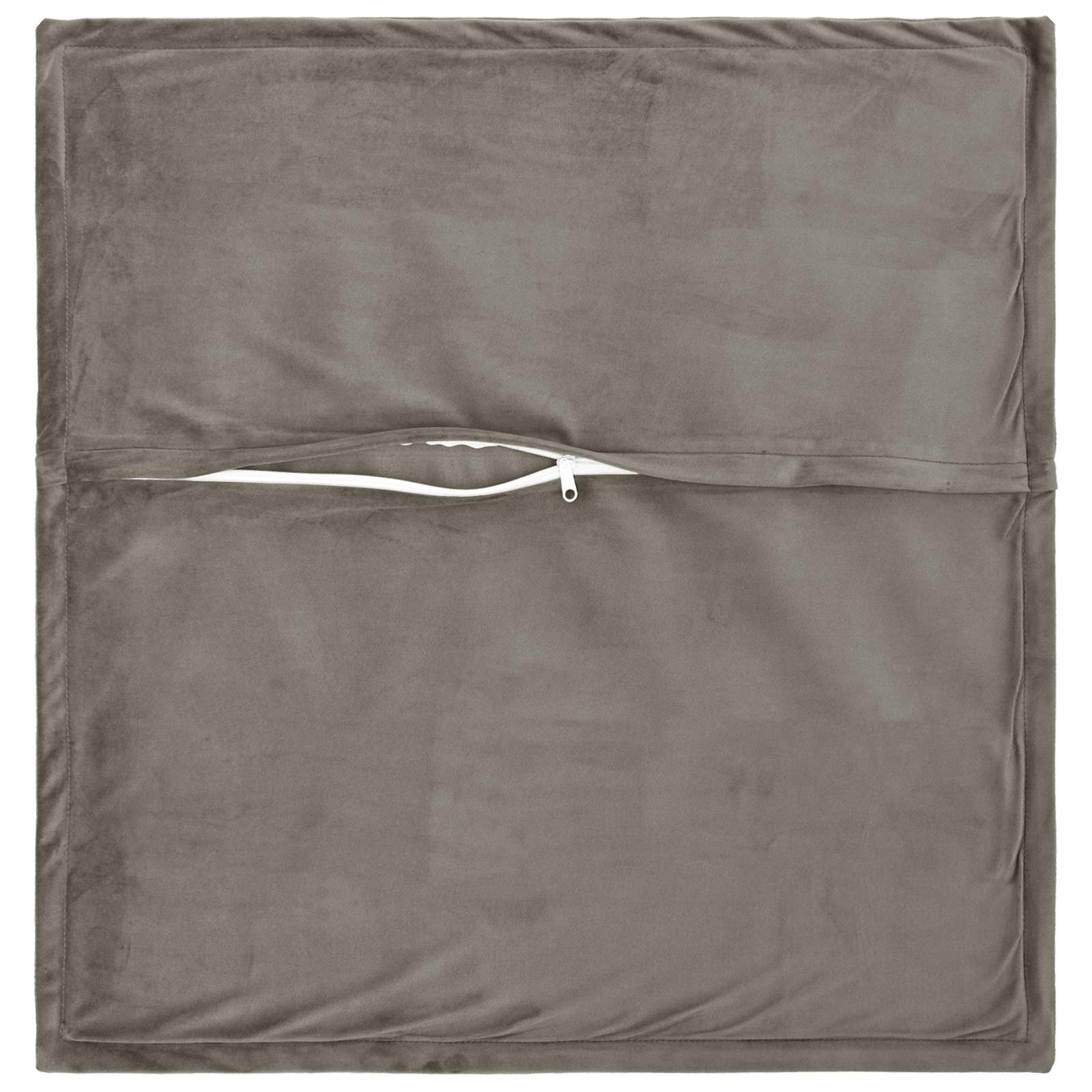 Federa 6 pcs HOUTEN Grigio Chiaro 65 x 65 cm Velluto