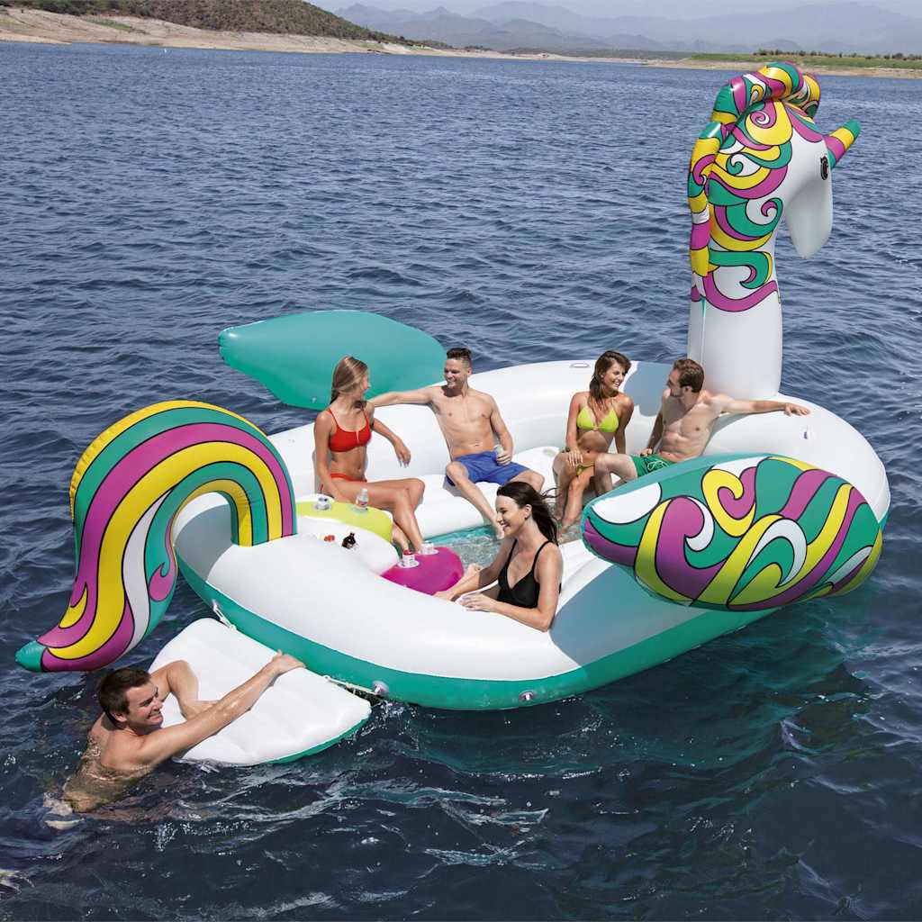 Bestway Galleggiante per Piscina Giant Unicorn Island