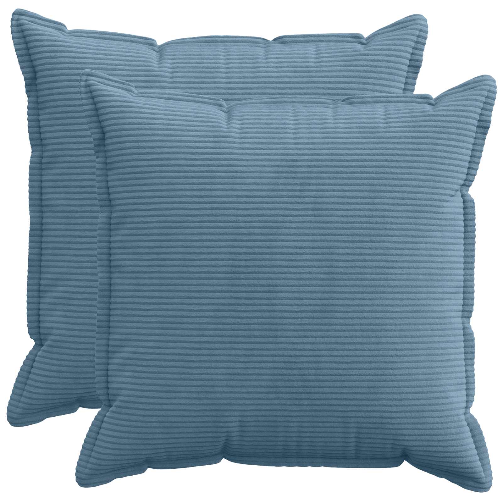 Federa 2 pz HOUTEN Blu 65 x 65 cm corduroy