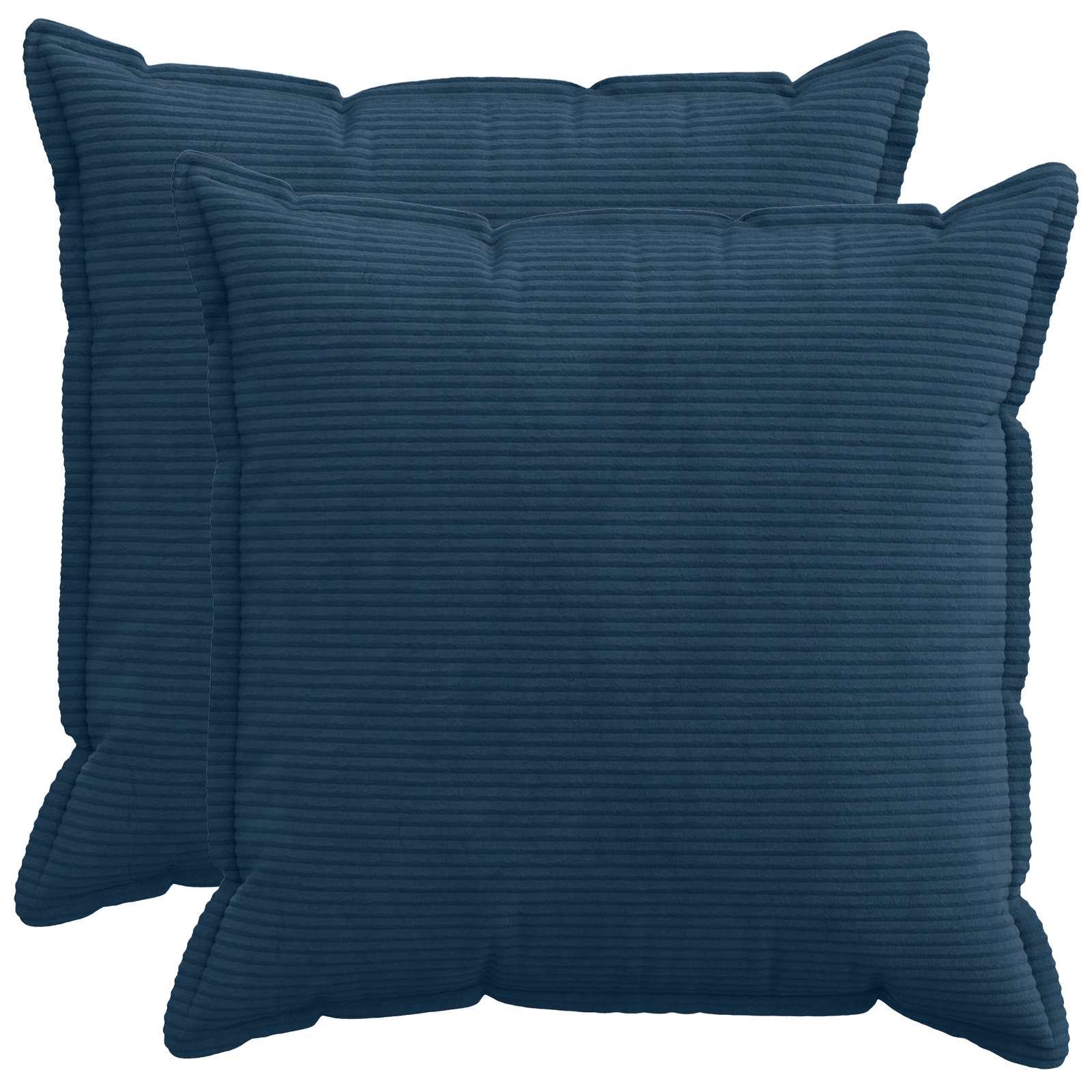 Federa 2 pz HOUTEN Blu navy 65 x 65 cm corduroy