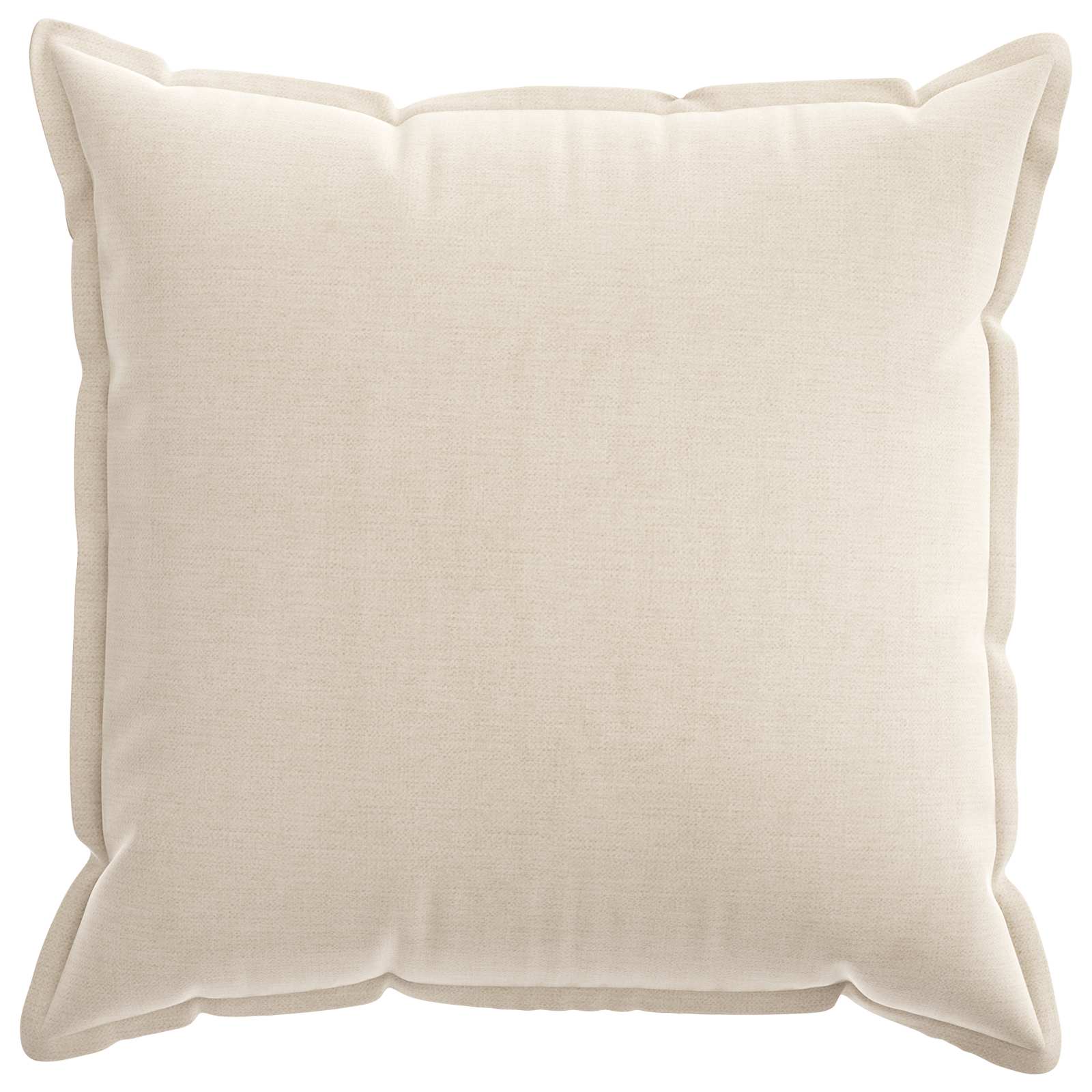 Federa 2 pz HOUTEN Crema 65 x 65 cm Tessuto Chenille