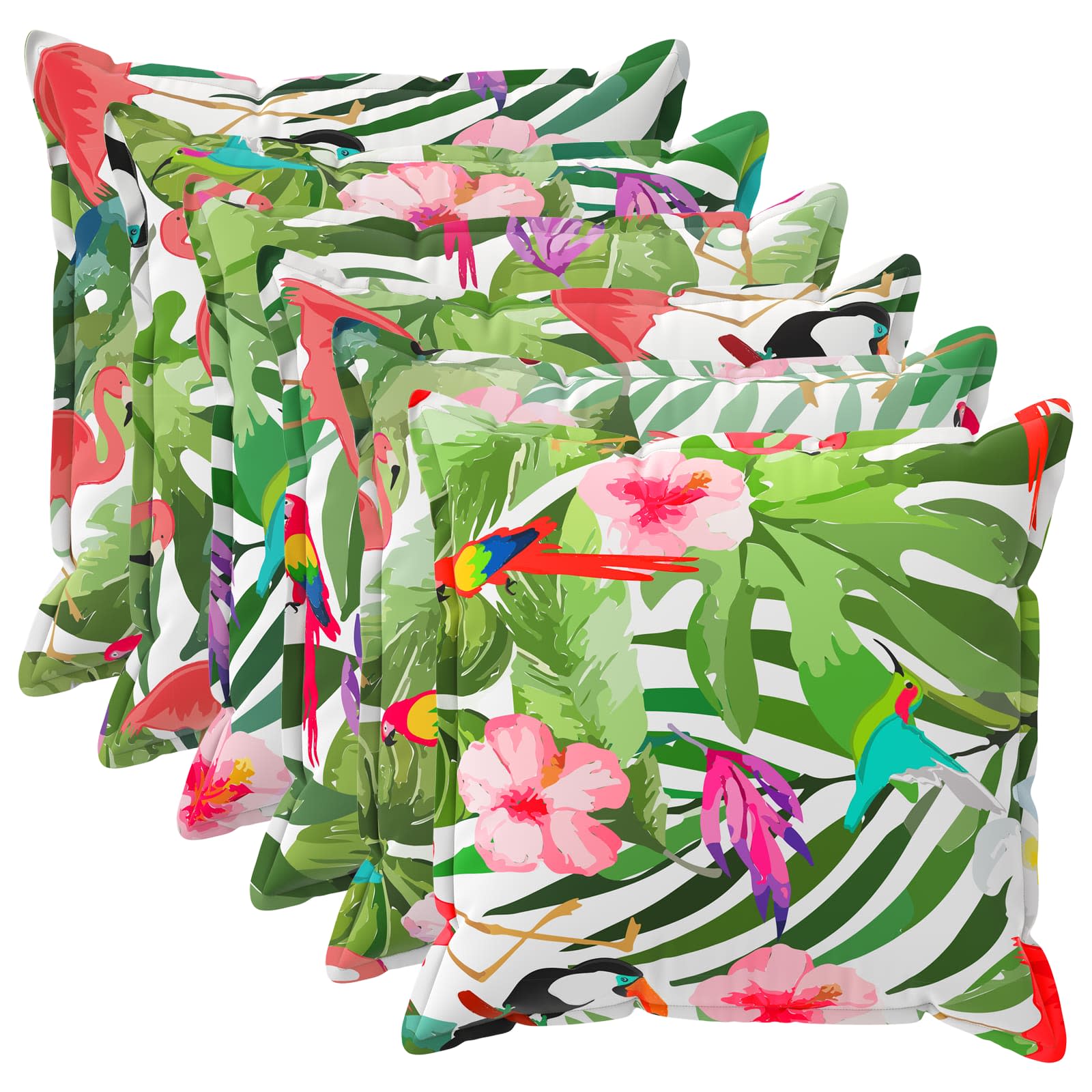 Federa 6 pz HOUTEN Multicolore 65 x 65 cm Poliestere
