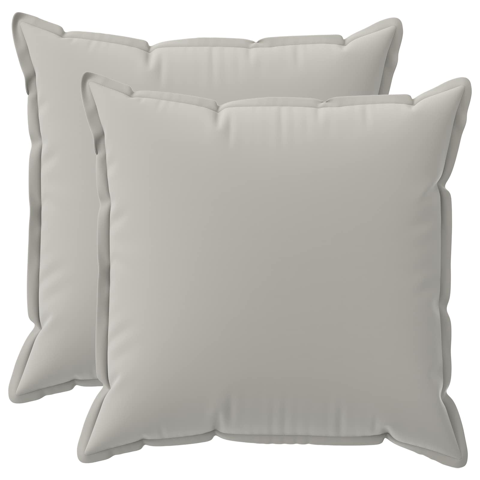 Federa 2 pz HOUTEN Grigio 65 x 65 cm Poliestere