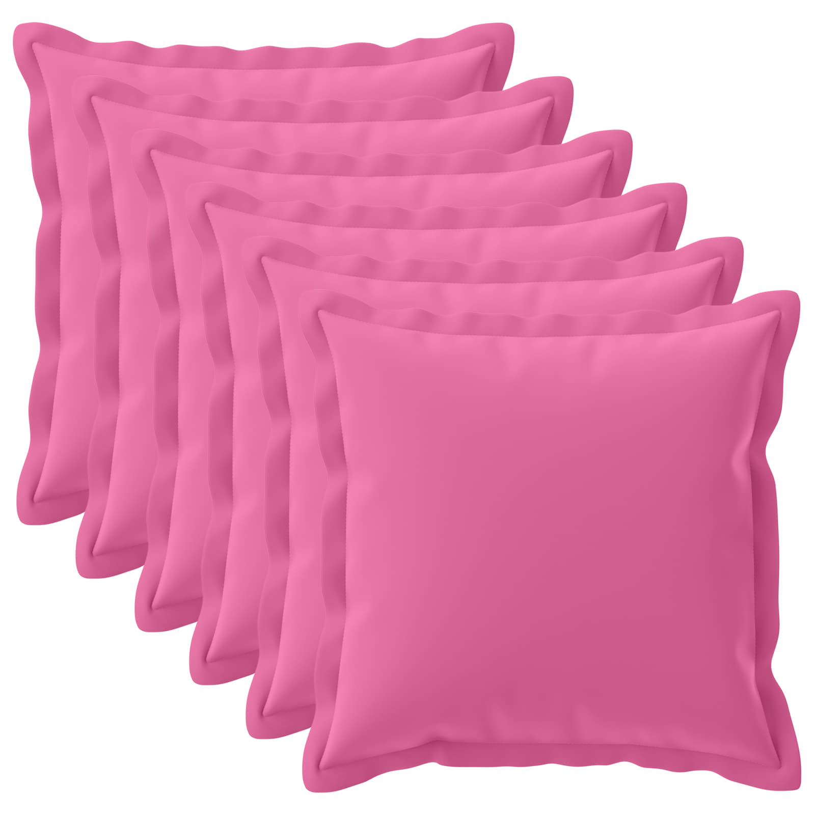 Federa 6 pz HOUTEN Rosa 65 x 65 cm Poliestere