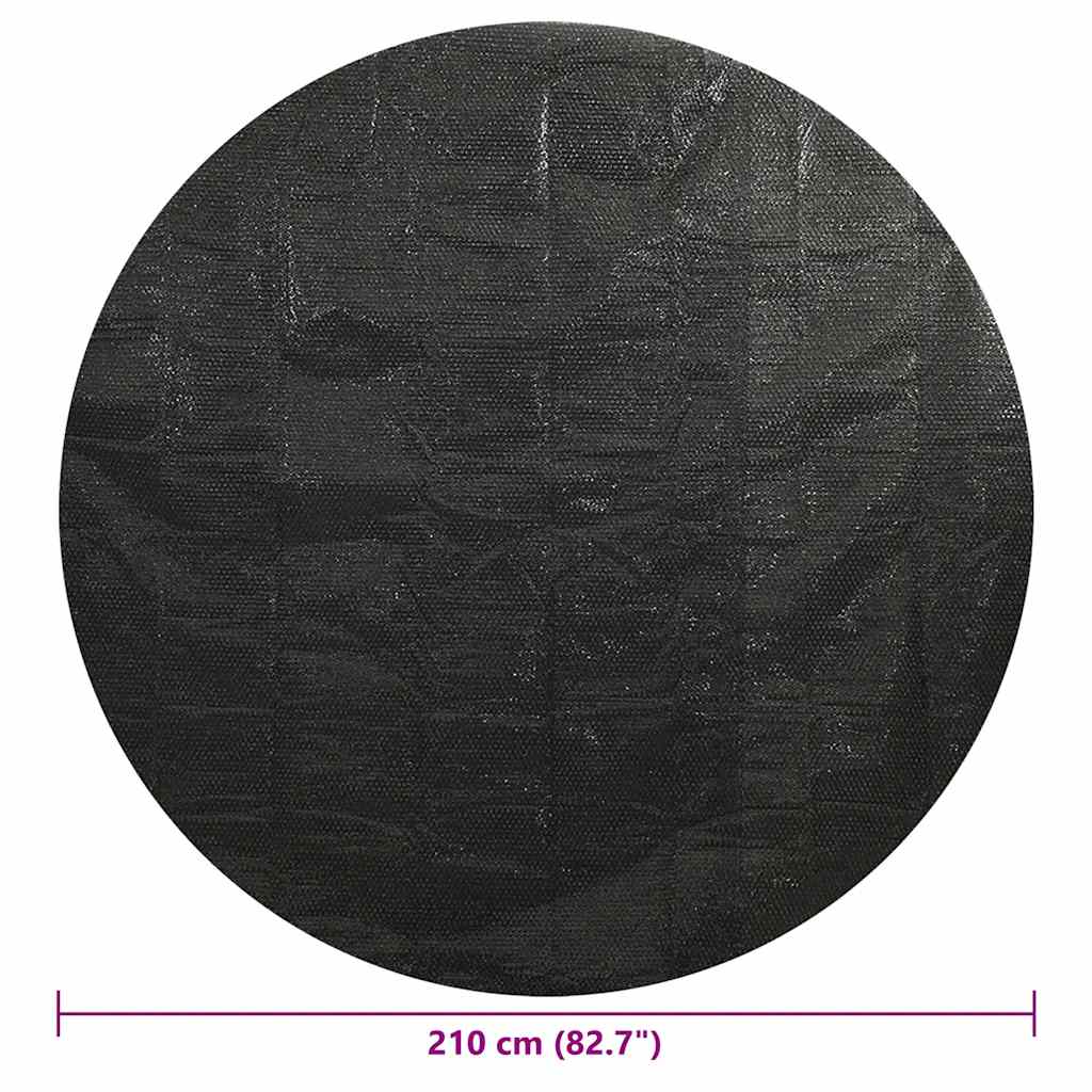 Copertura per Piscina Nera 210 cm PE