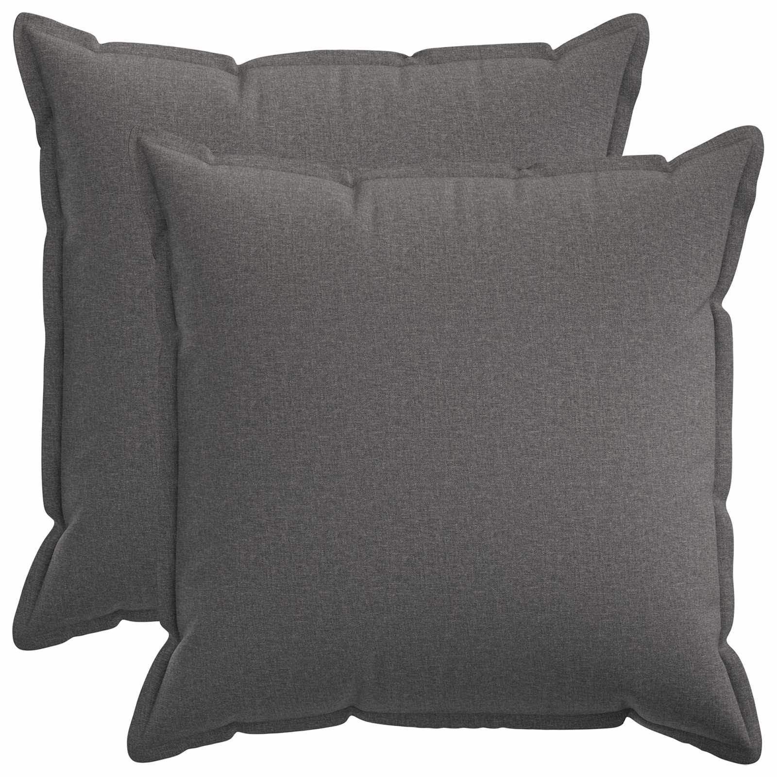 Federa 2 pcs HOUTEN Grigio Chiaro 80 x 80 cm Lino