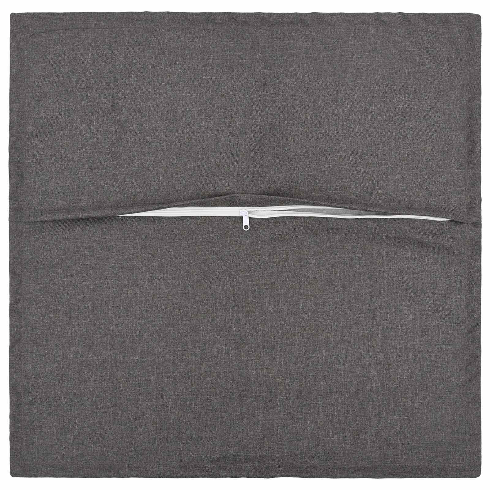 Federa 2 pcs HOUTEN Grigio Chiaro 80 x 80 cm Lino