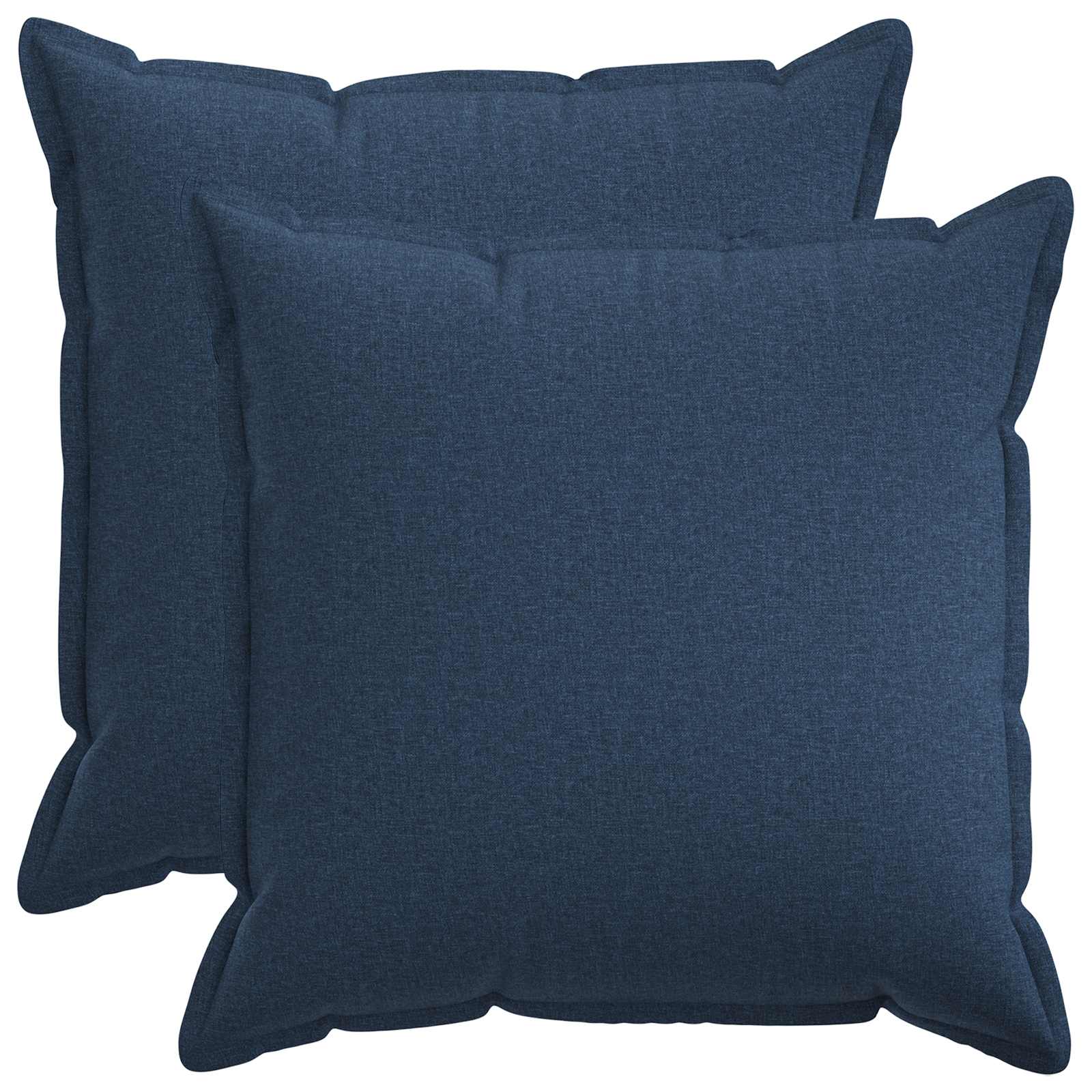 Federa 2 pcs HOUTEN Blu 80 x 80 cm Lino