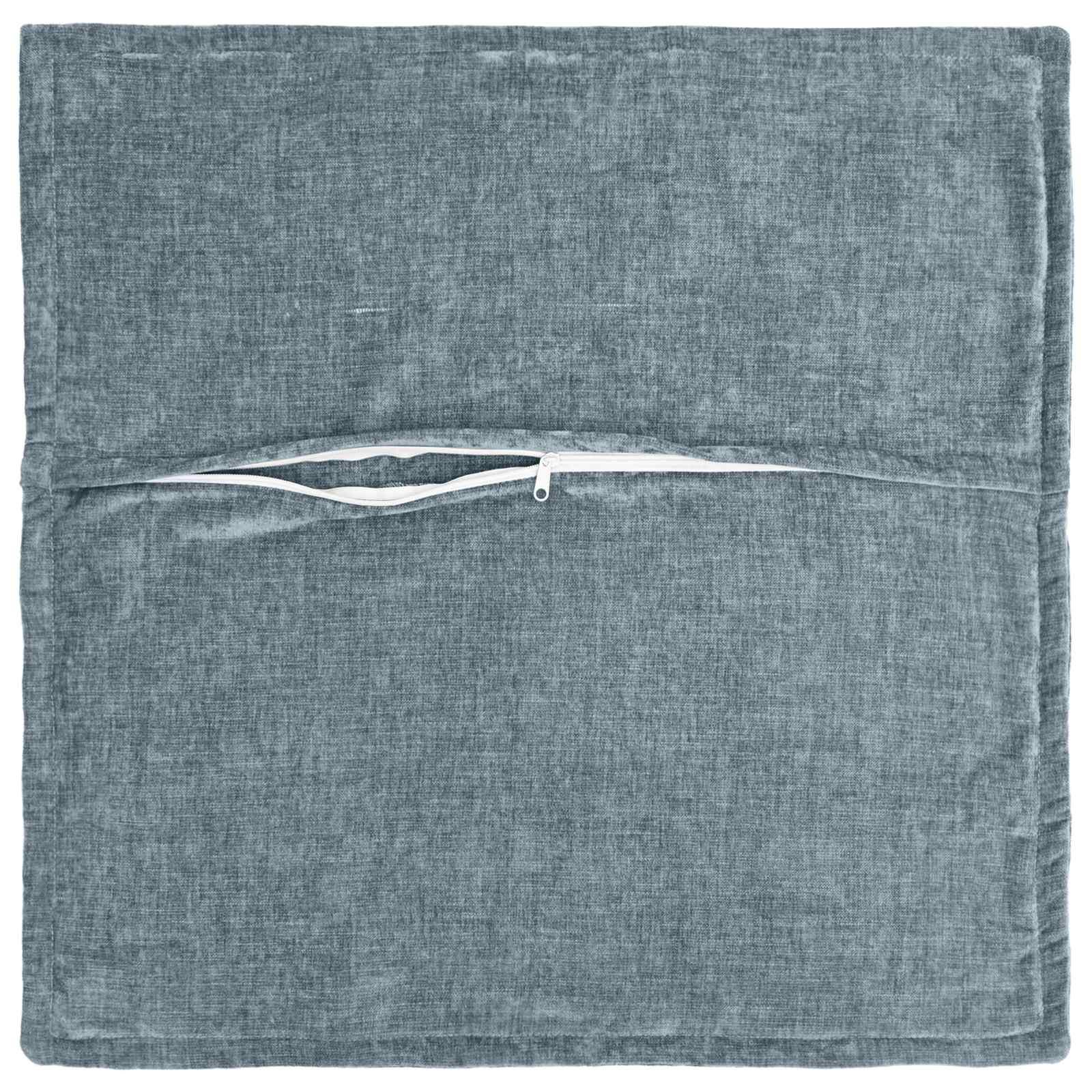 Federa 6 pz HOUTEN Azzurro 80 x 80 cm Tessuto Chenille