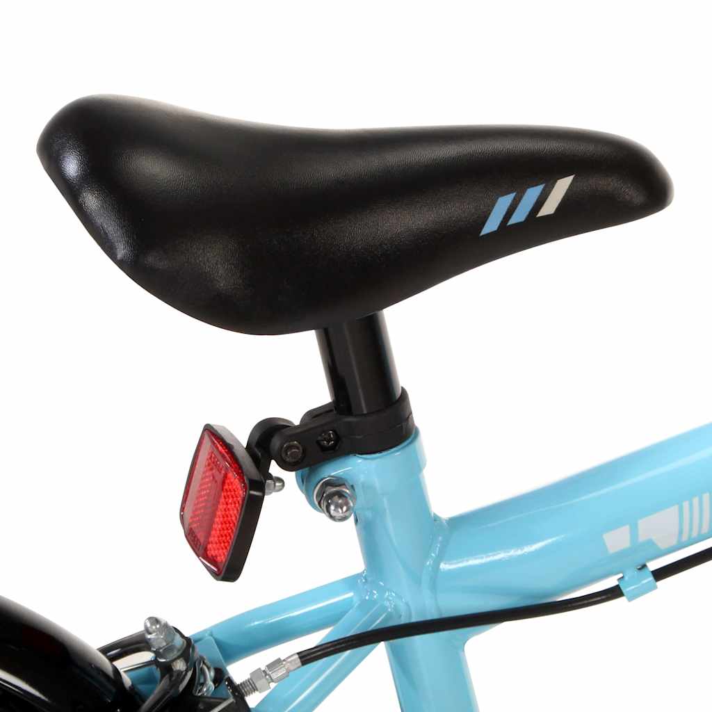 Bici per Bambini 12 Pollici Nera e Blu