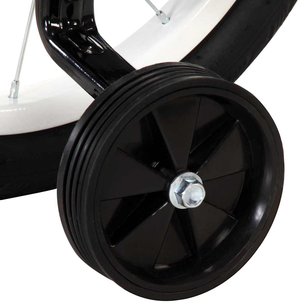 Bici per Bambini 12 Pollici Nera e Blu