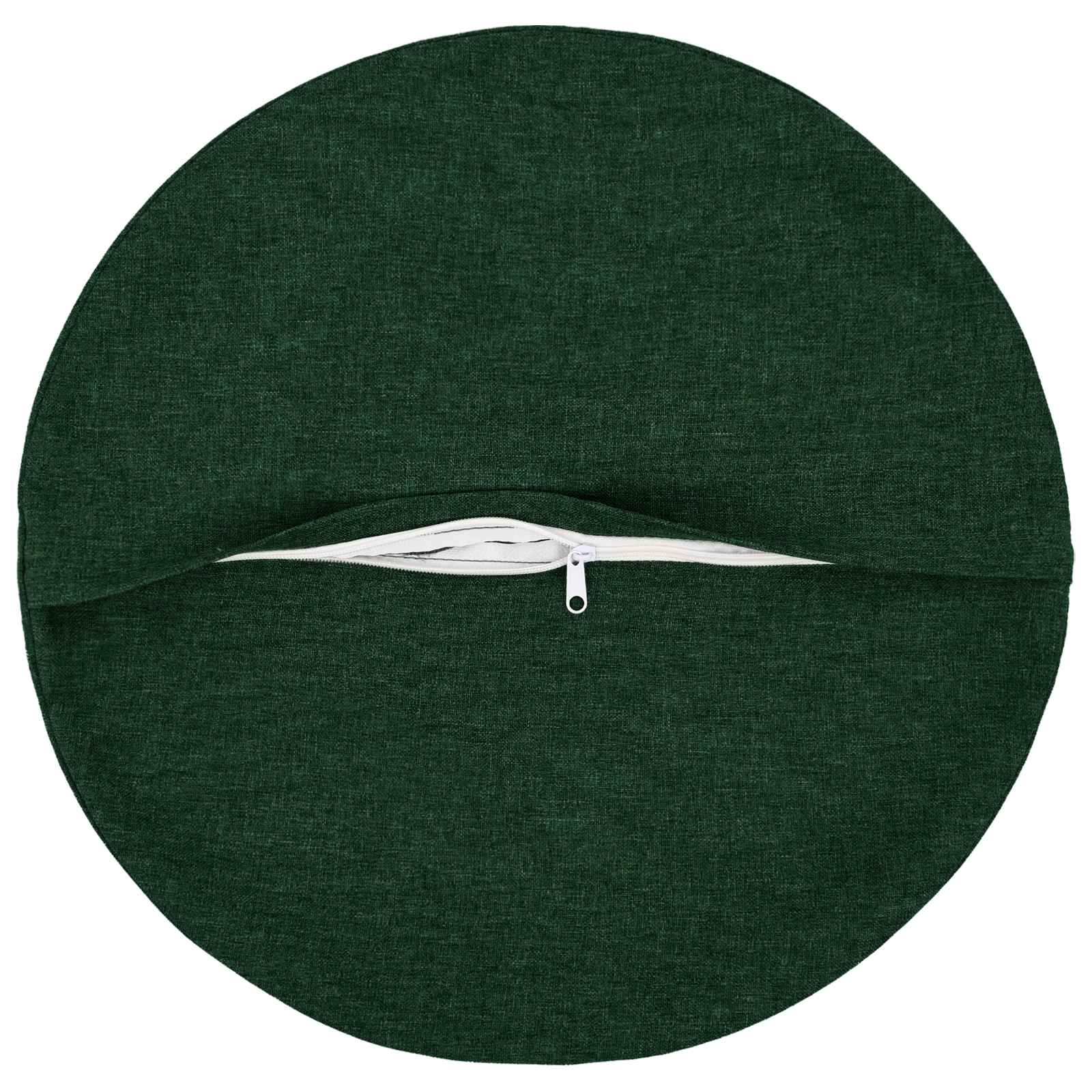 Federa 2 pz HEERLEN Verde Scuro Ø 30 cm Tessuto