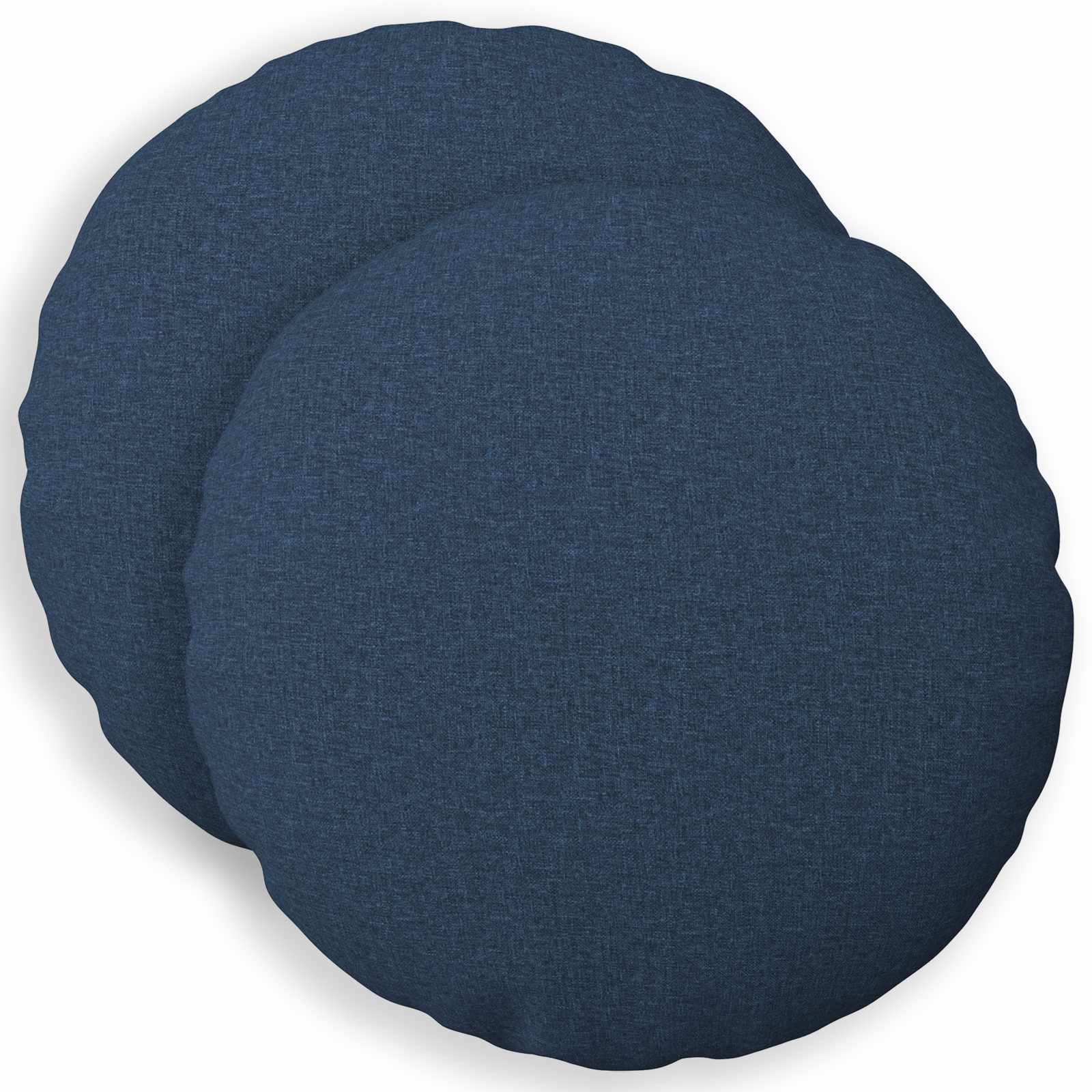 Federa 2 pz HEERLEN Blu Ø 30 cm Tessuto