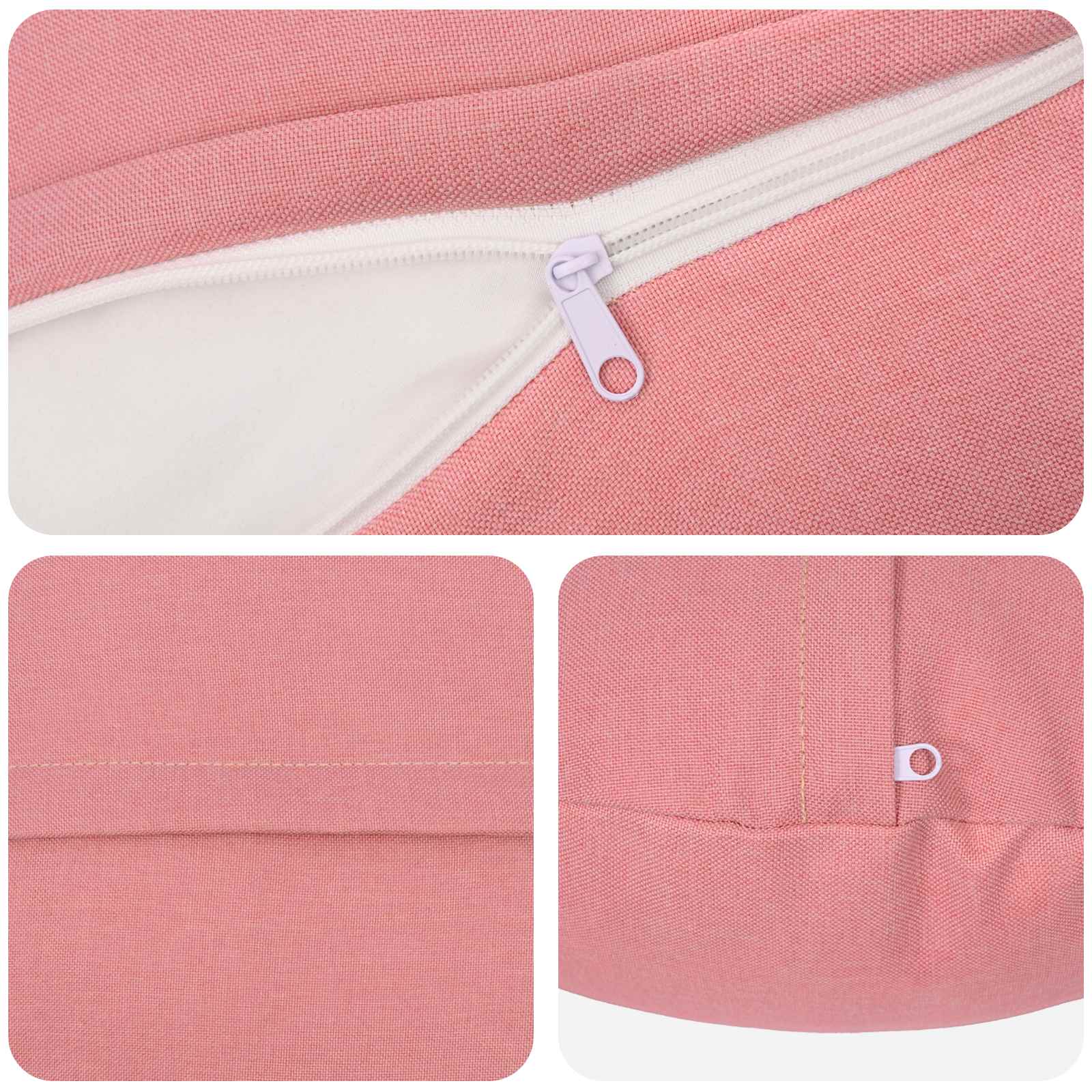 Federa 2 pz HEERLEN Rosa Ø 30 cm Tessuto